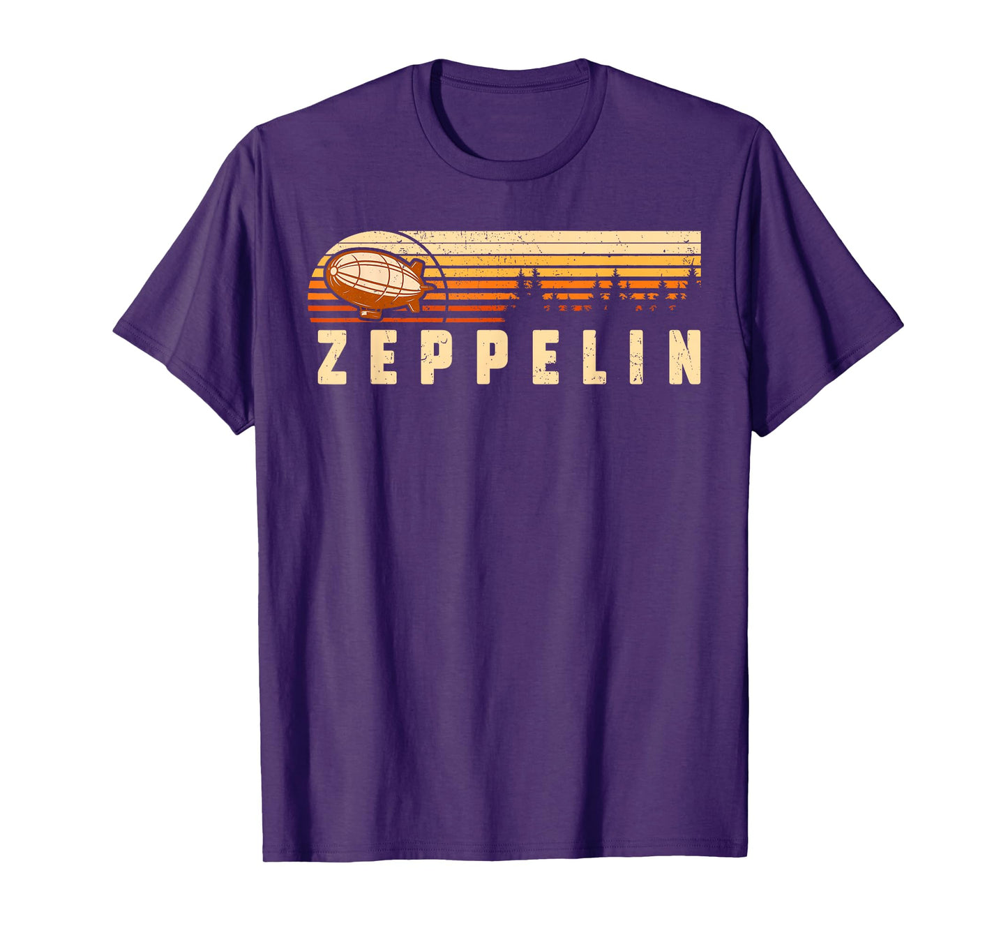 Vintage Zeppelin Graphic Mens Womens Tee T-Shirt