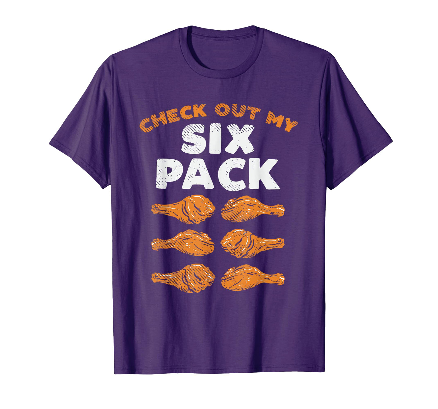 Check Out My Six Pack Funny Fried Chicken T-Shirt