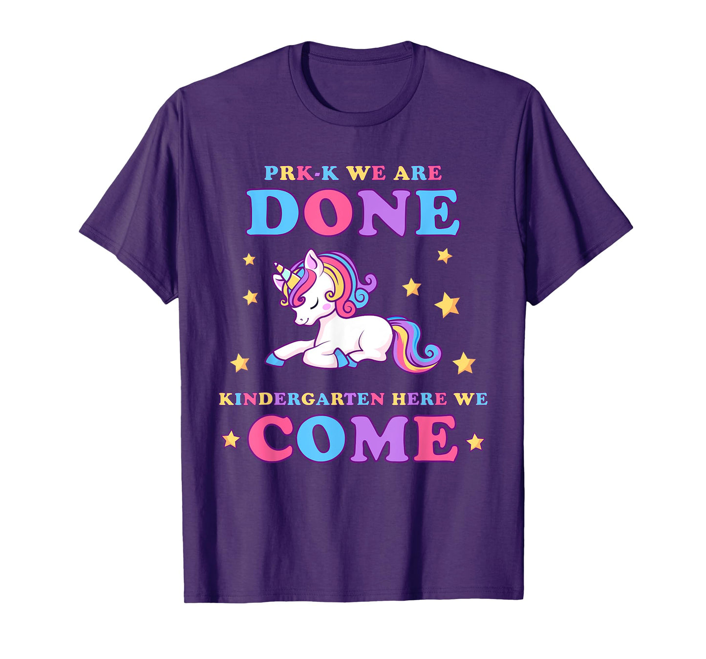 Girls Pre-K Graduation Magical Unicorn T-Shirt