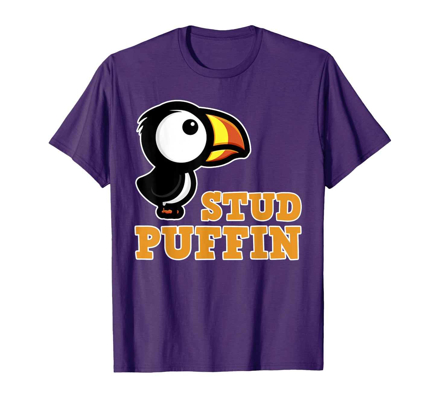 Stud Puffin Funny Seabird T-Shirt