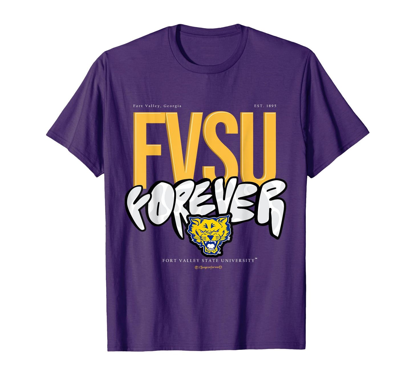 The Yard Essentials - Fort Valley State- FVSU Forever Grey T-Shirt