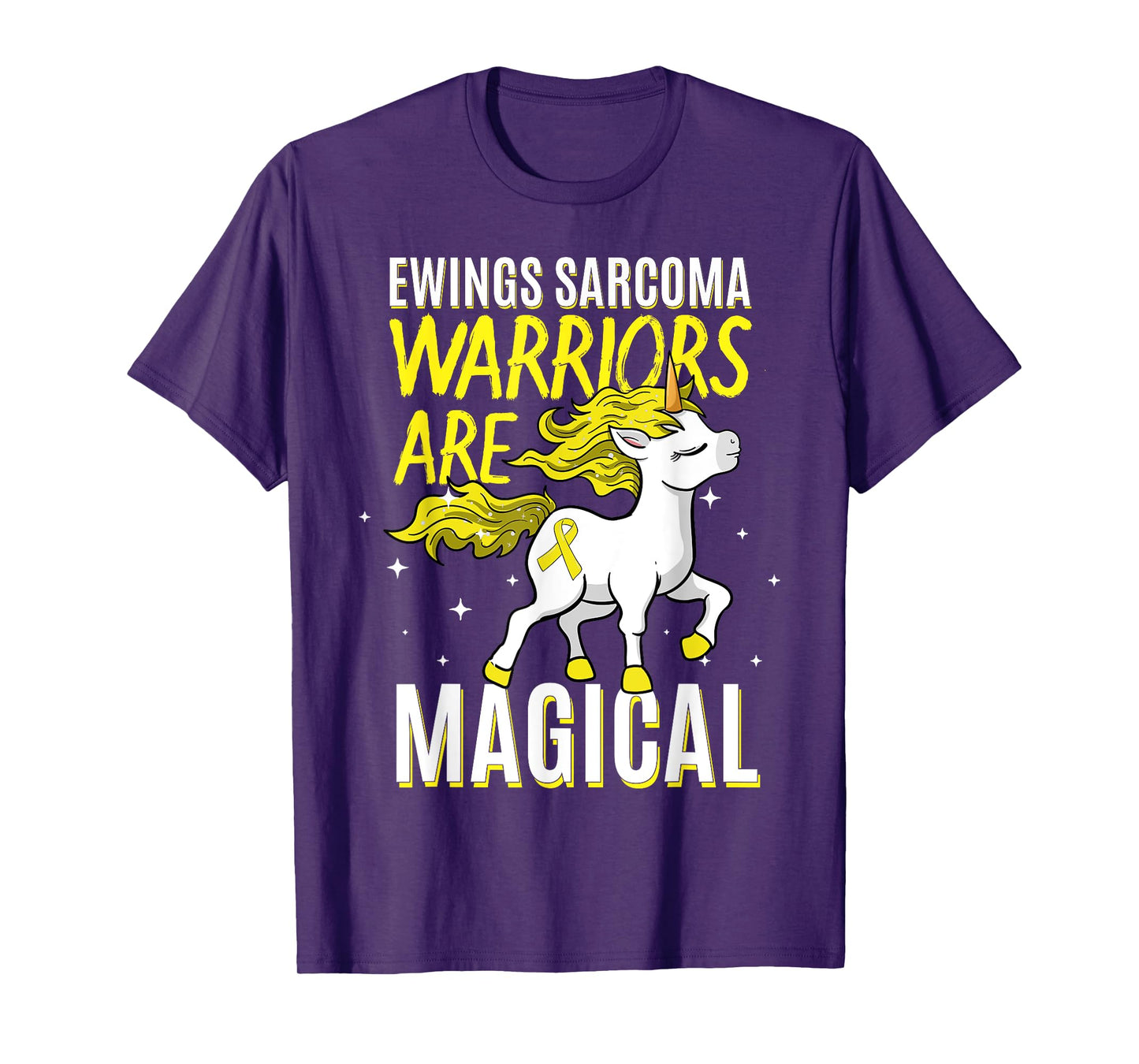 Warriors Are Magical Ewing's Sarcoma Bone Cancer Awareness T-Shirt