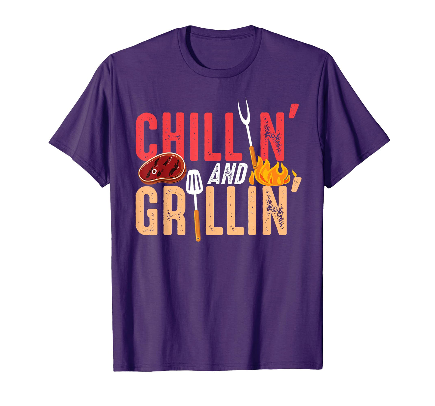 Chillin And Grillin Barbecue Party T-Shirt