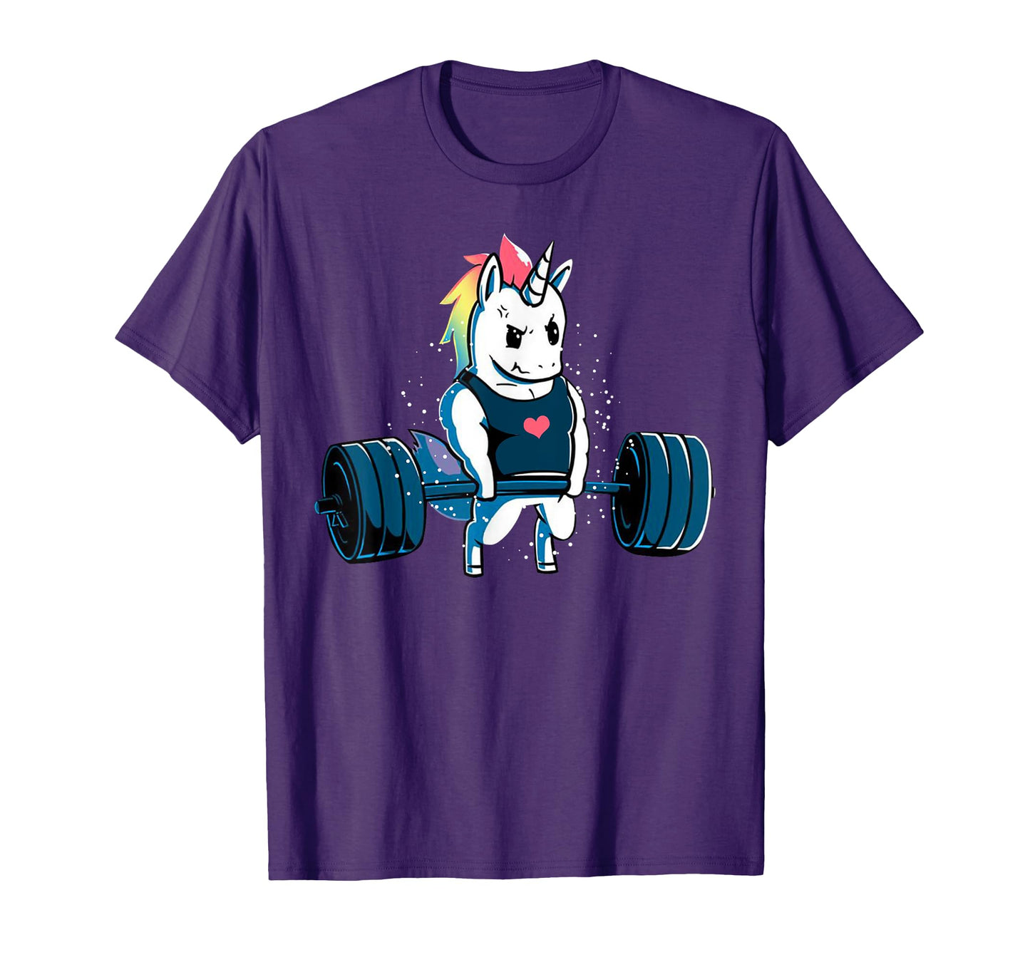 Unicorn Powerlifting Weightlifting Deadlifting Gym Lovers T-Shirt