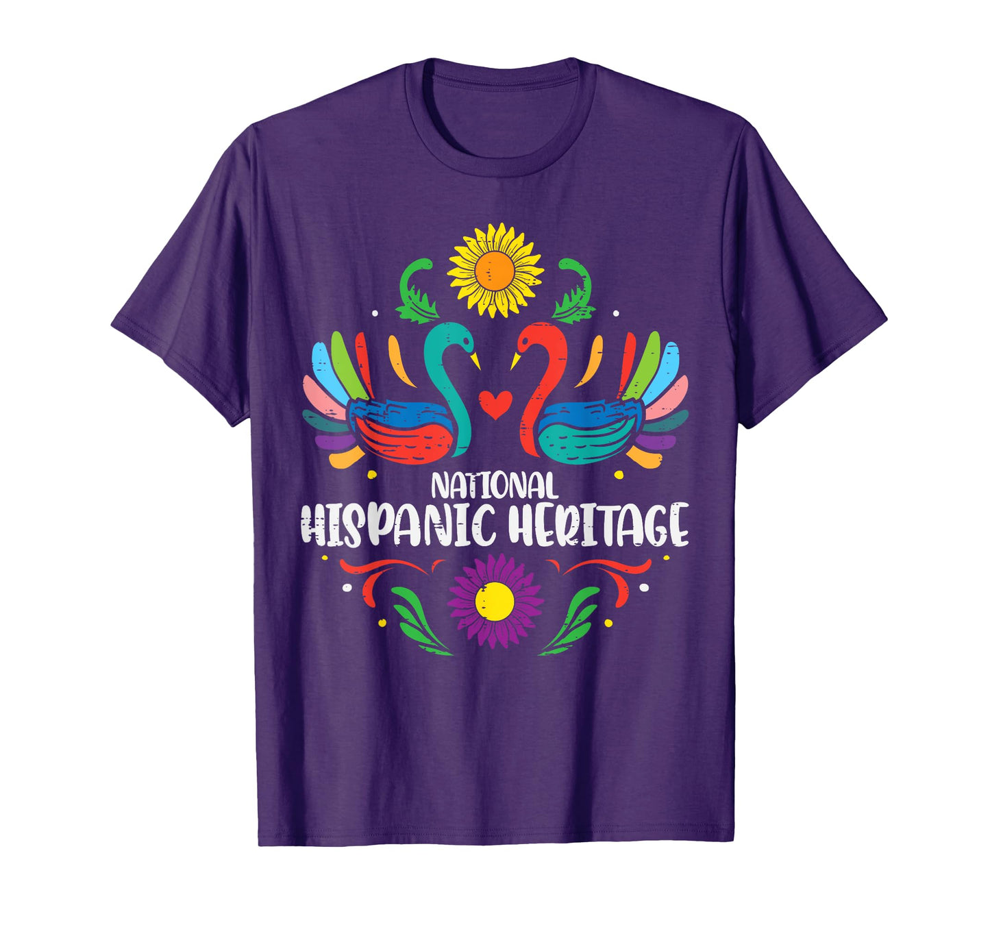 National Hispanic Heritage Month Otomi Birds Women Girls Kid T-Shirt