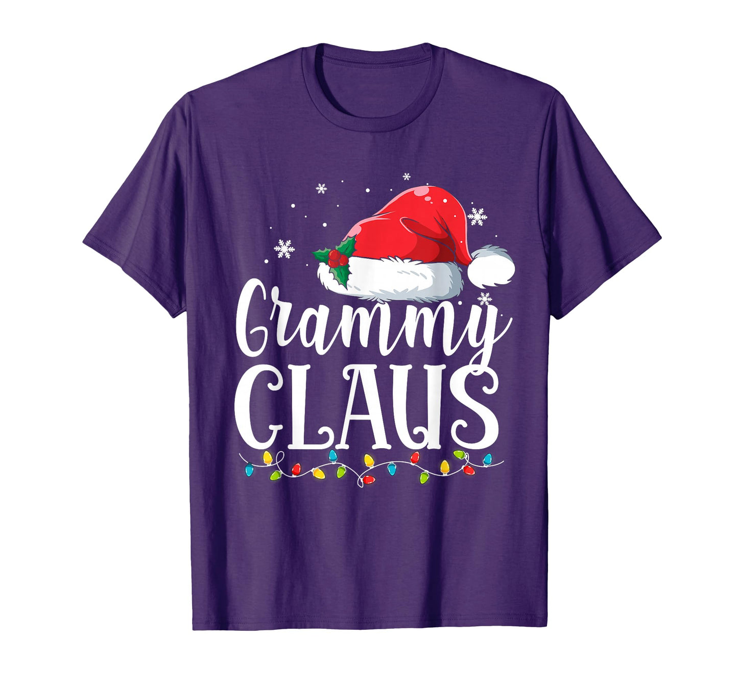 Grammy Claus Christmas Family Matching Pajamas Funny Xmas T-Shirt
