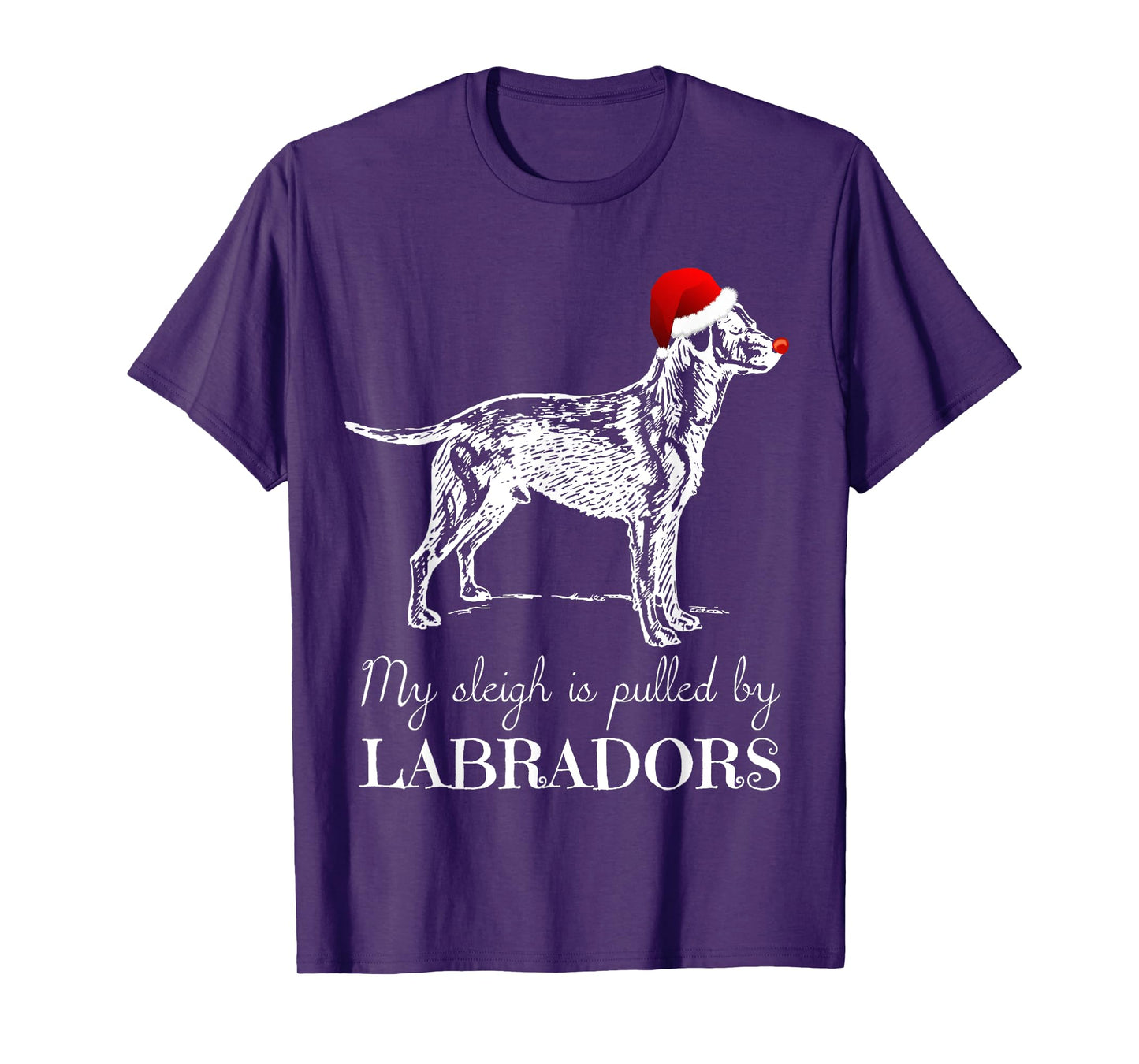 Labrador Retriever Christmas Shirt - Lab Dog X-Mas Tee Men Women Kids T-Shirt