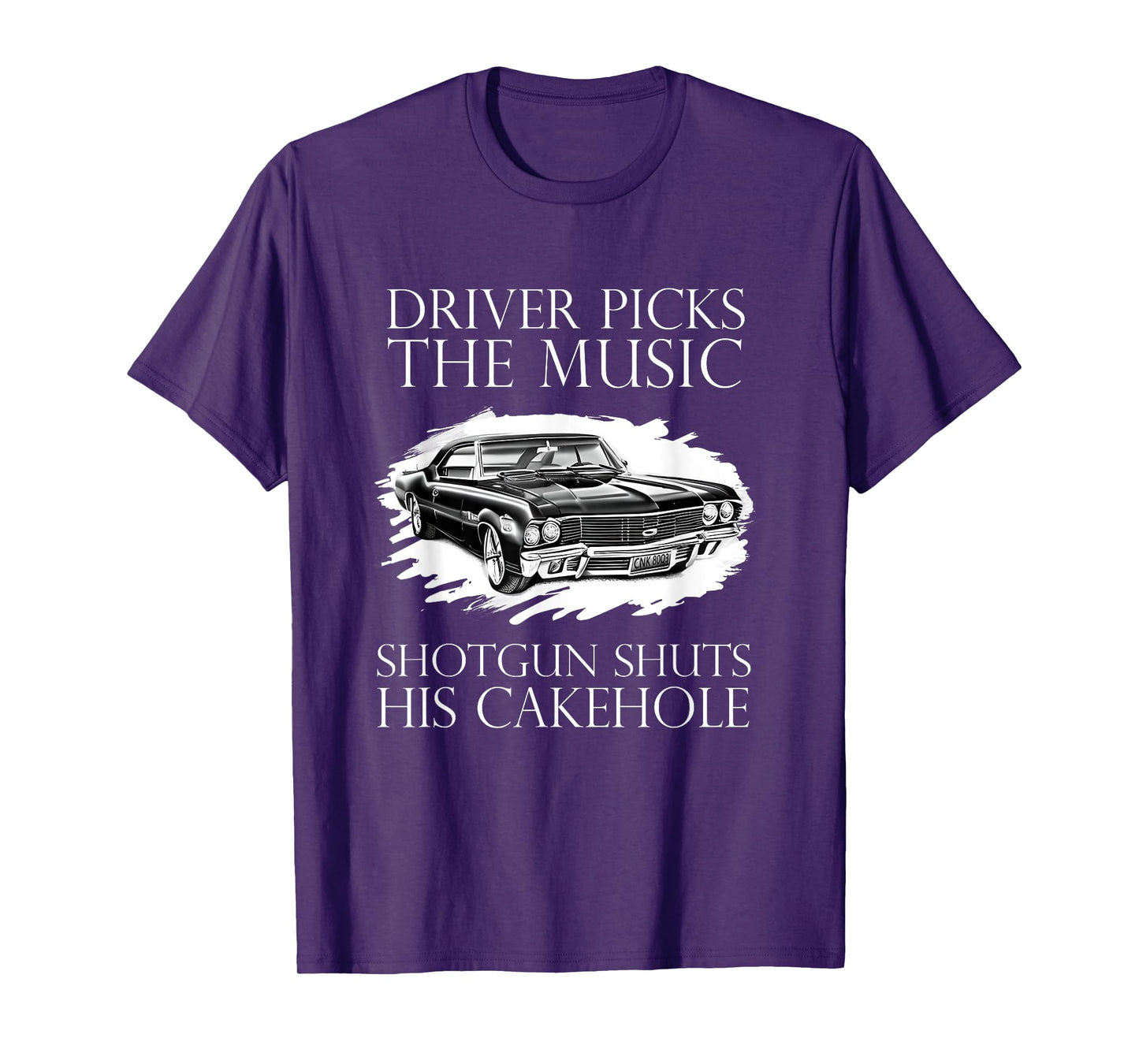 Driver Picks The Music Shotgun Shuts His Cakehole SPN T-Shirt