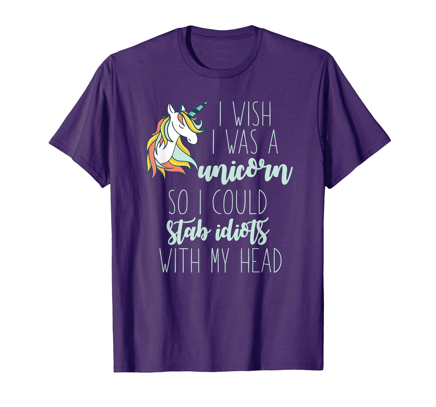 I Wish I Would Be A Unicorn Meme T-Shirt