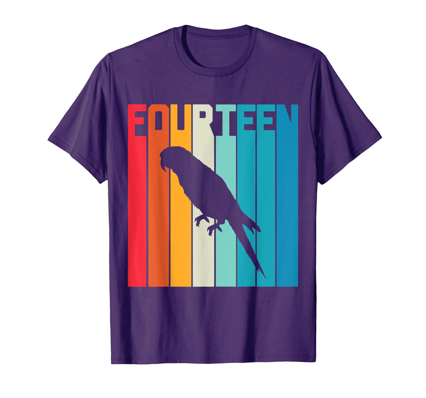 14 Year Old Budgie Parakeet Lover Birthday Cute 14th B-Day T-Shirt