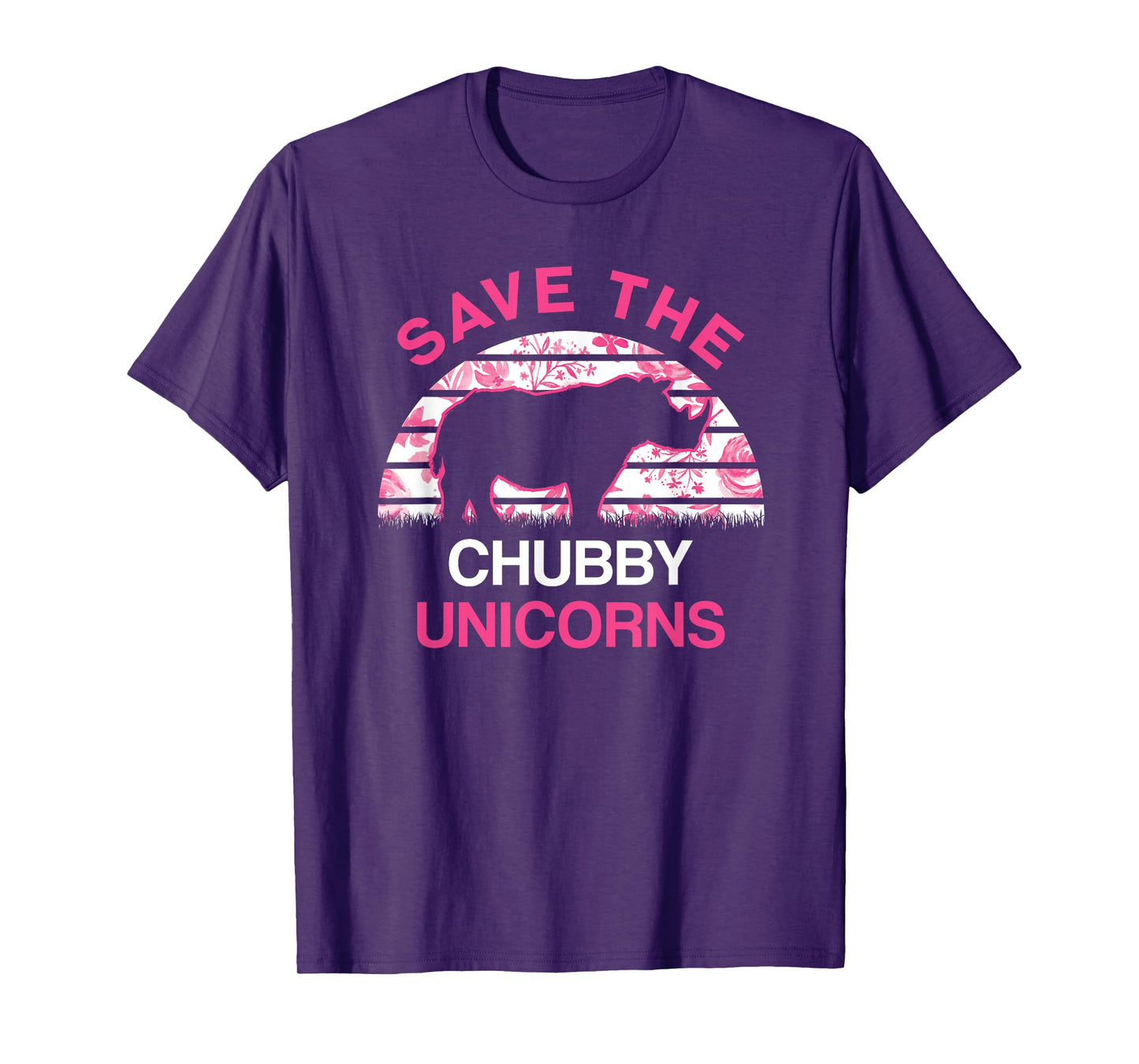 Save The Chubby Unicorns Womens T-Shirt