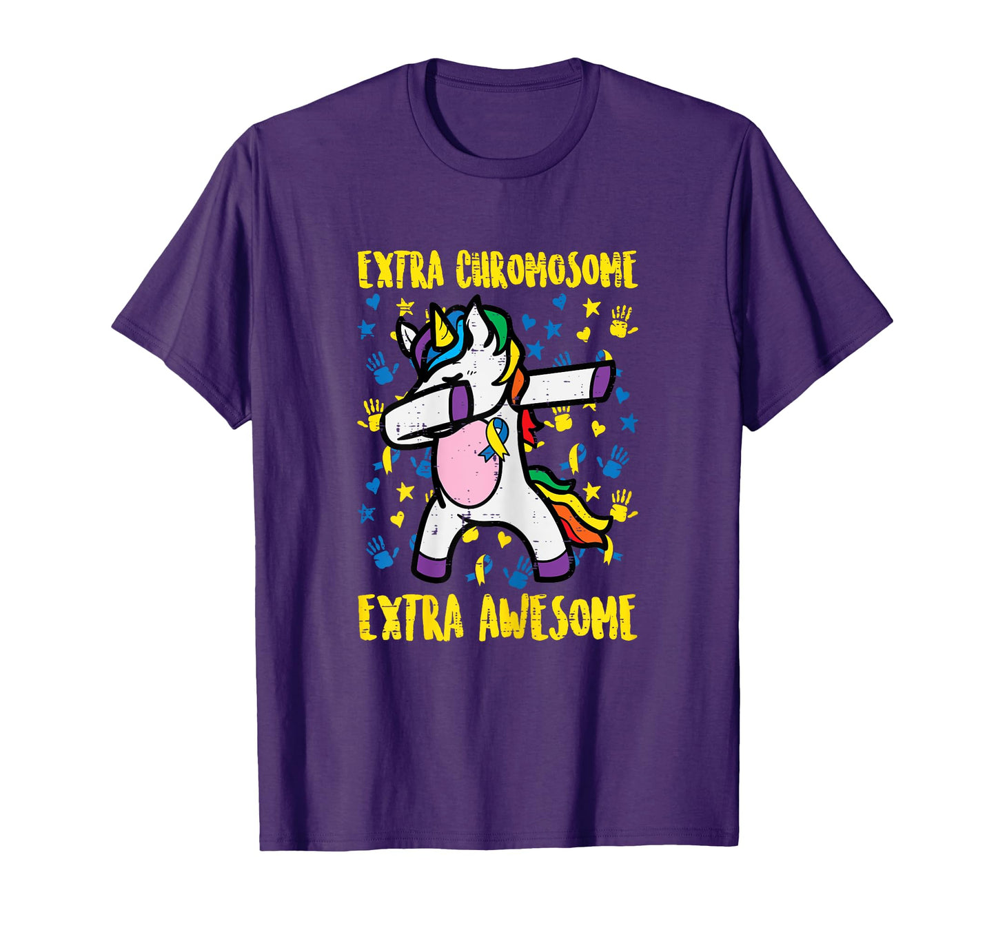 Down Syndrome Unicorn Extra Chromosome Awareness Girls Kids T-Shirt