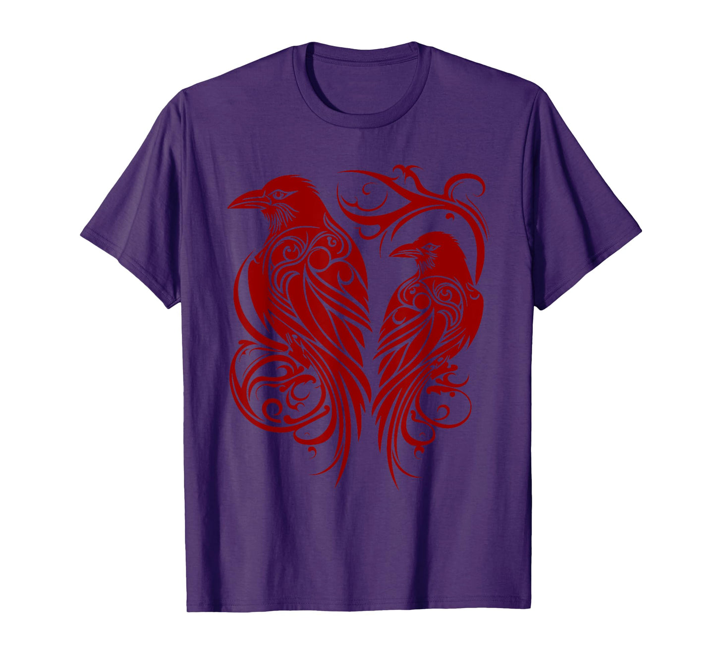 Odins Raven Norse Mythology Viking Birds Celtic Knots Asgard T-Shirt