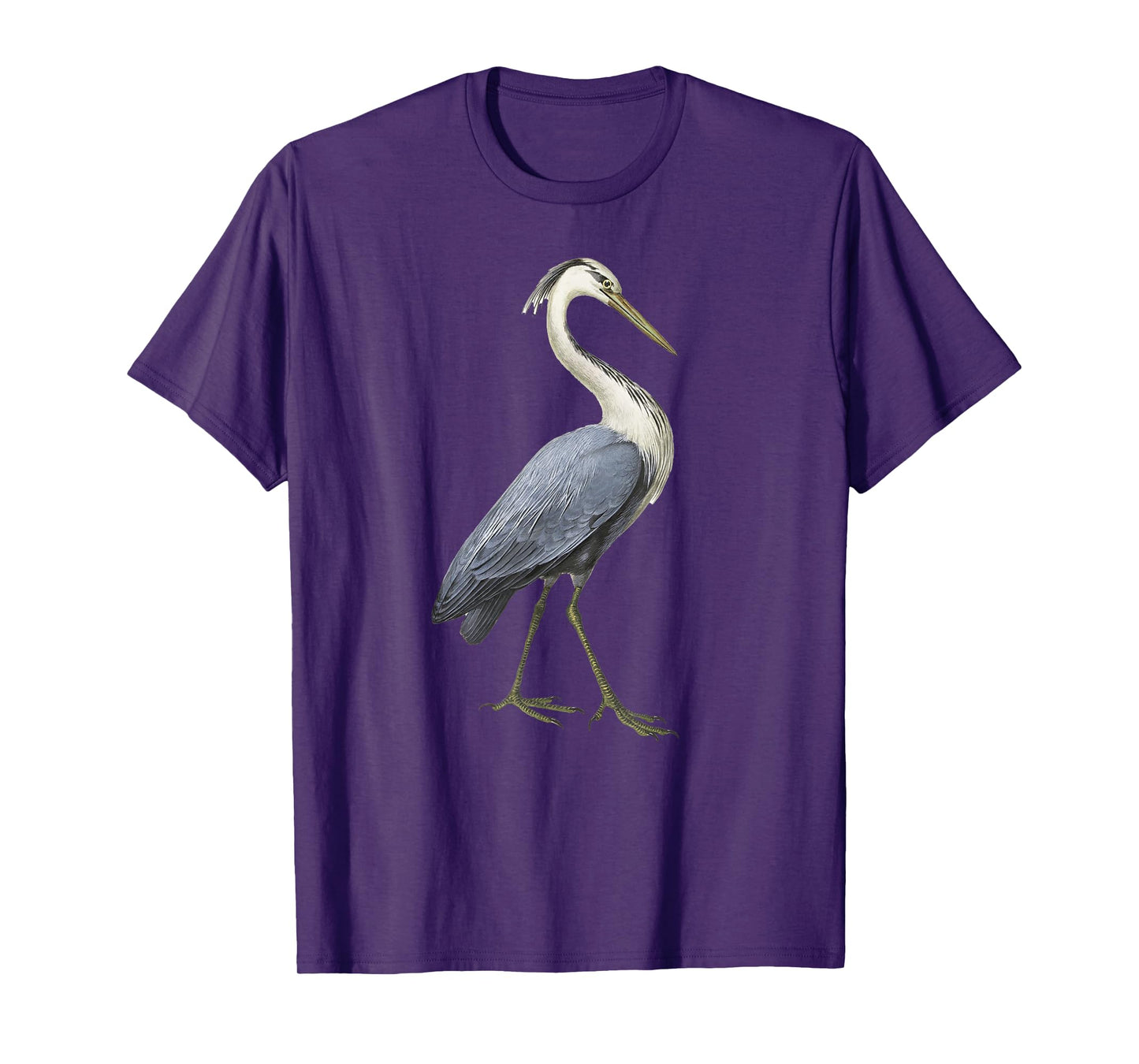Heron Bird Water Bird Lover Costal Birder Great Blue Heron T-Shirt