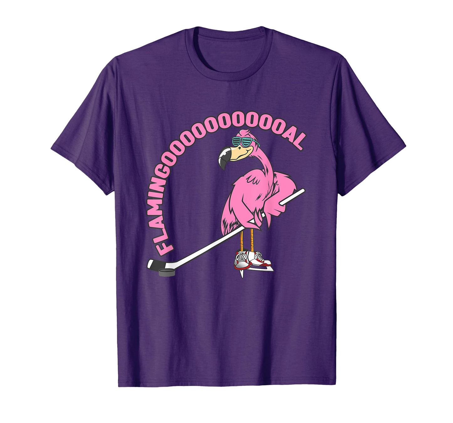 Flamingooooal Flamingo Men or Women Ice Hockey T-Shirt