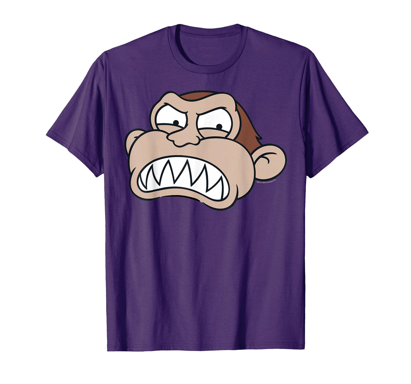 Family Guy Evil Monkey Angry Big Face Big Chest Portrait T-Shirt