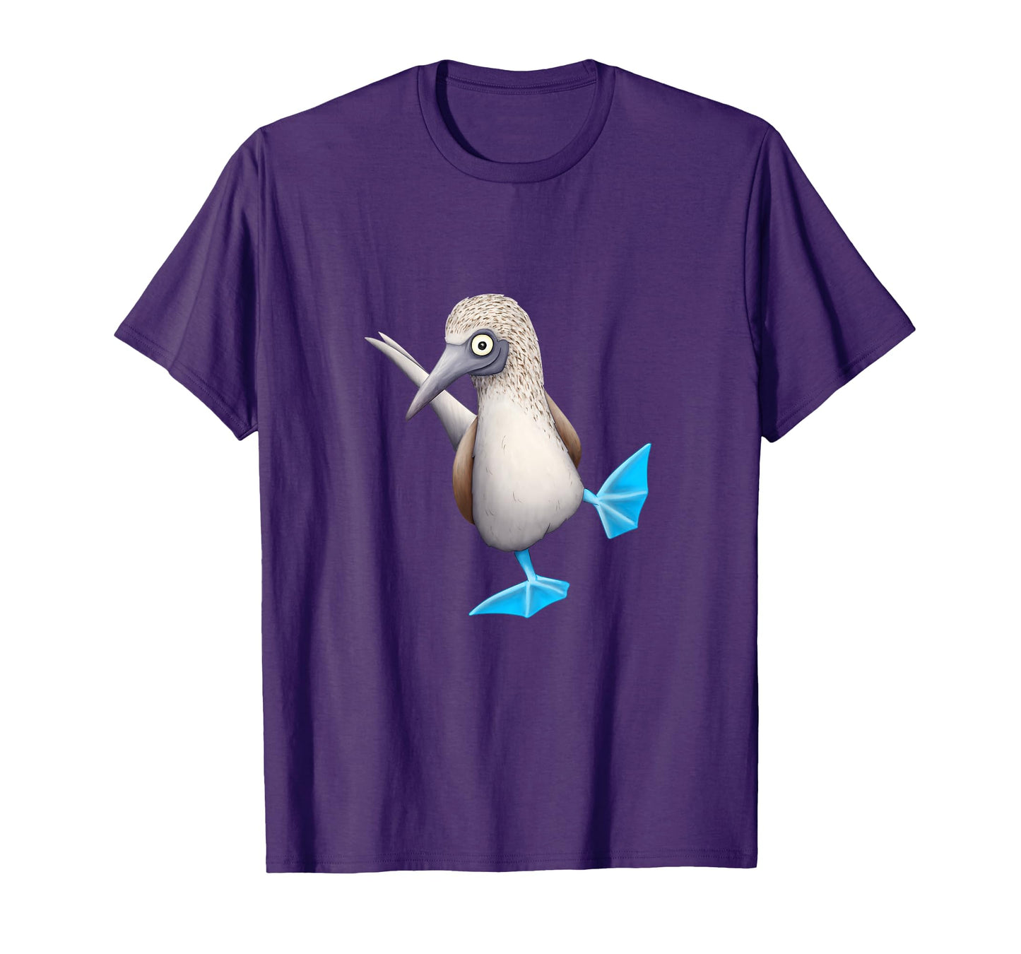 Fancy Dancing Sea Bird Funky Blue Foot Booby T-Shirt