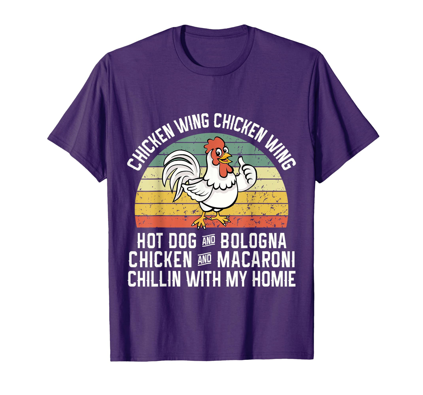 Chicken Wing Chicken Wing Hot Dog Bologna T-Shirt