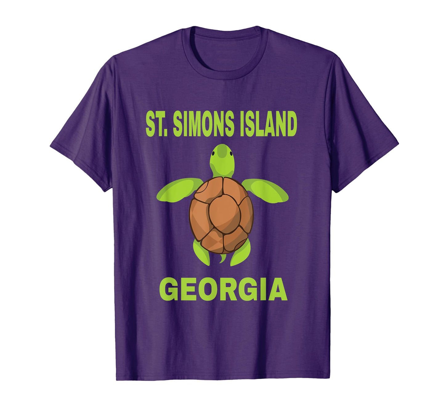 St. Simons Island Family Vacation Georgia Sea Turtle T-Shirt