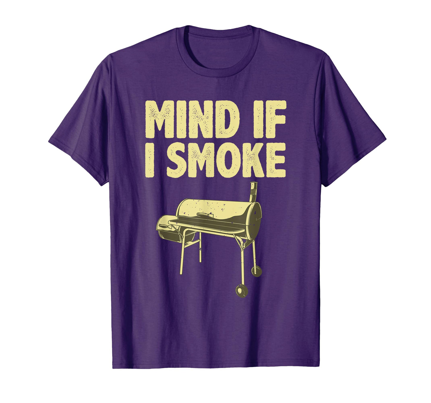 Smoking For Men Dad Grilling Meat BBQ Smoker Food Griller T-Shirt
