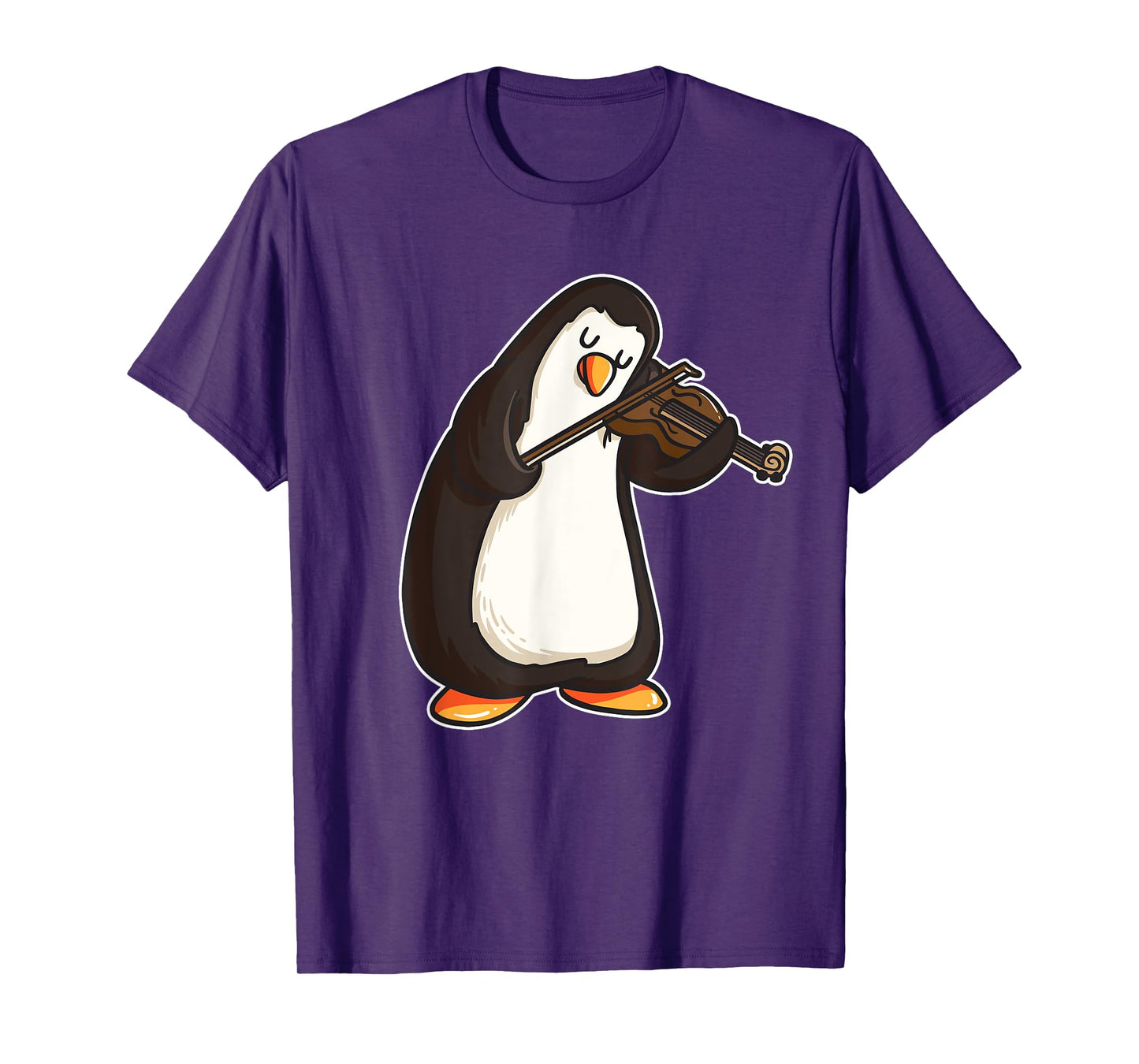 Violinist Penguin Violin Viola Player Music Gift T-Shirt