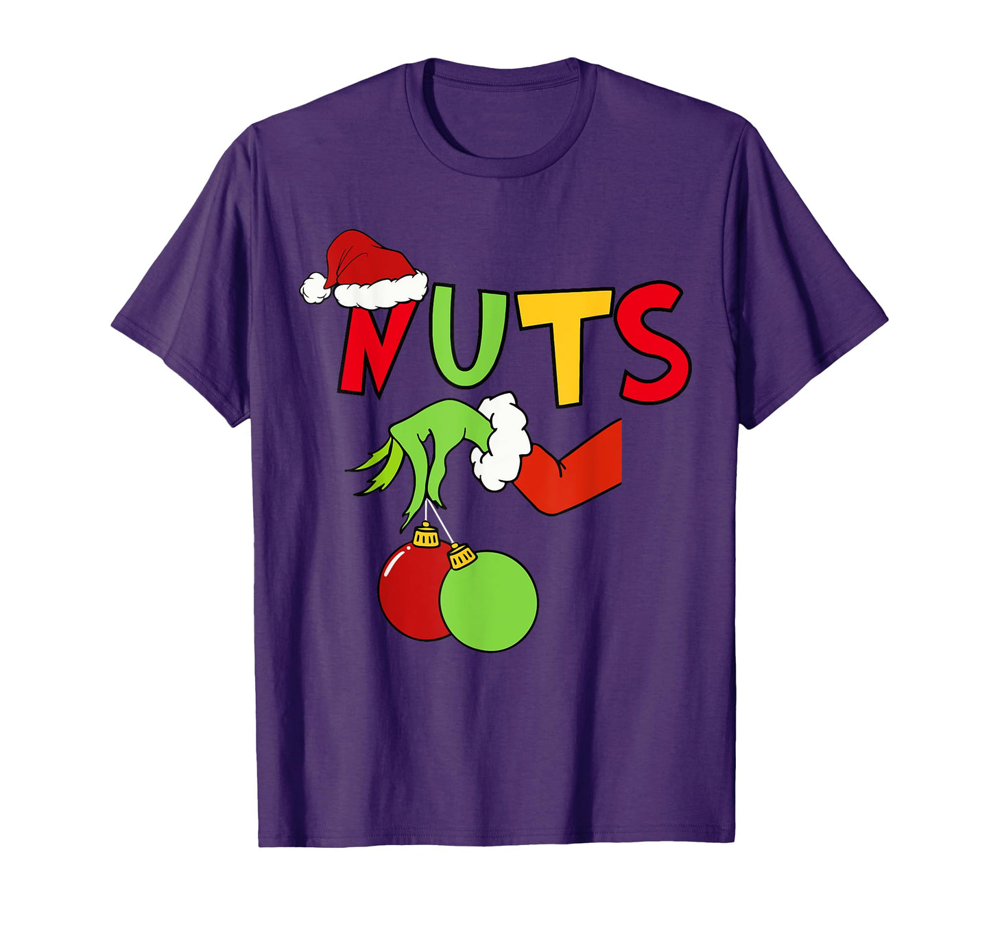 Chest Nuts Merry Christmas Shirt Xmas Matching Couples Men T-Shirt