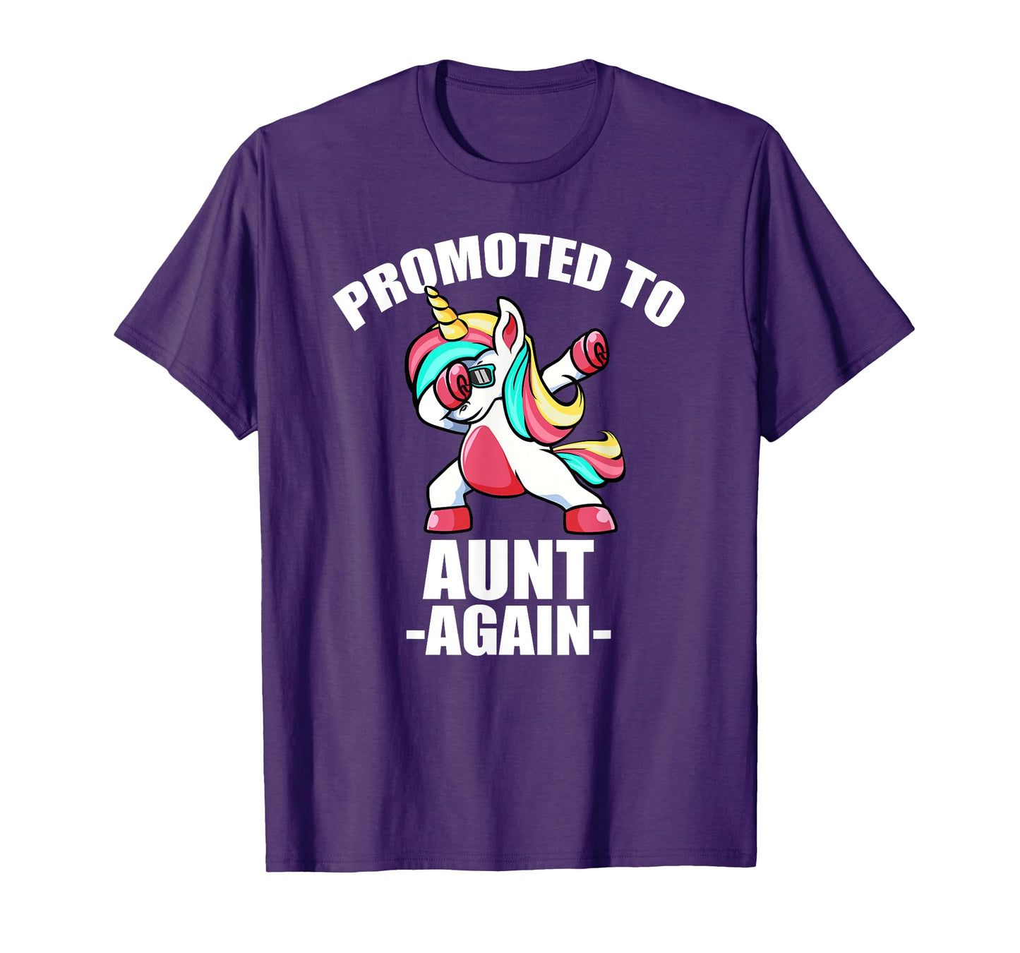 Promoted To Aunt Again EST 2022 Shirt, Unicorn Aunt Again T-Shirt
