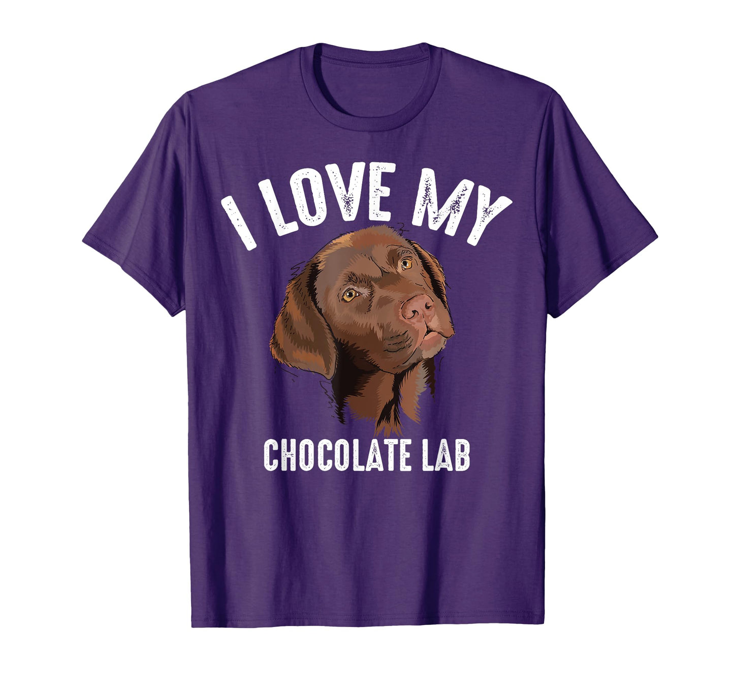 Cool I Love My Chocolate Lab | Funny Brown Labrador Pet Gift T-Shirt
