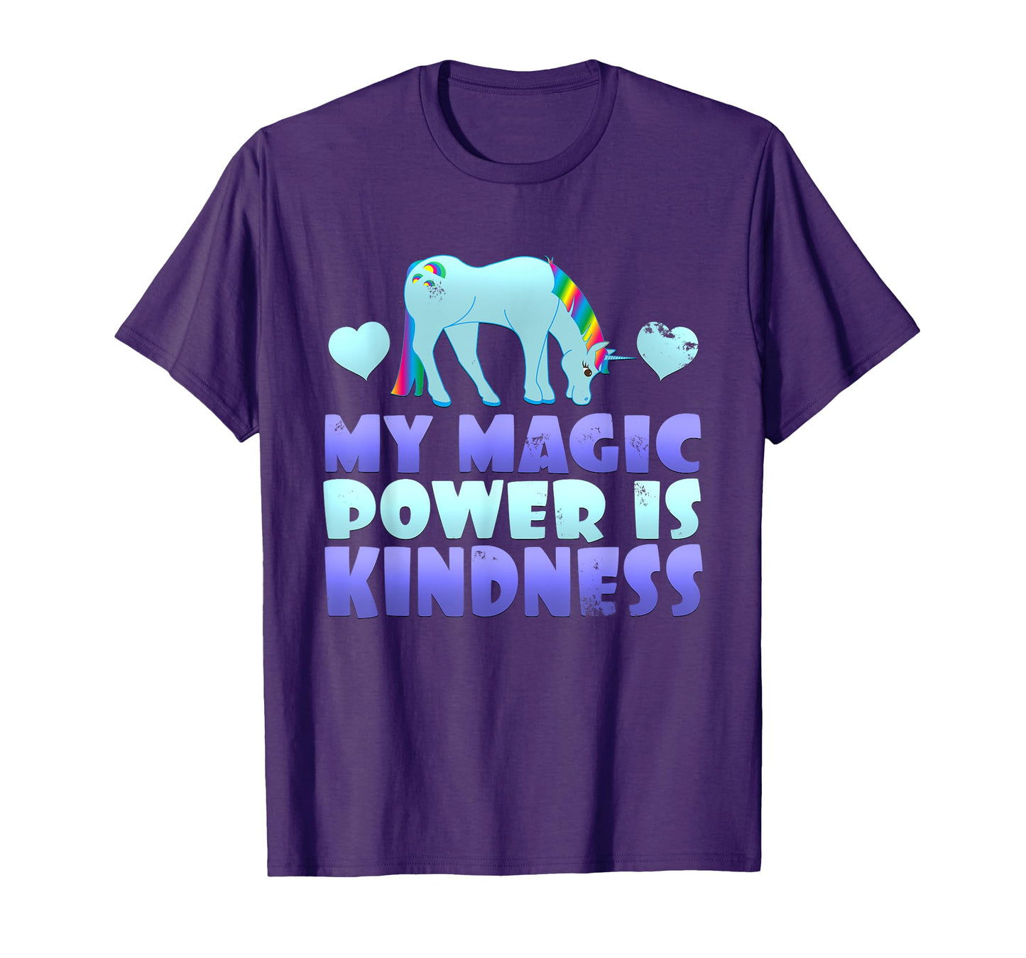 Cute Magic Power Is Kindness Unicorn Stop Bullying T-Shirt T-Shirt