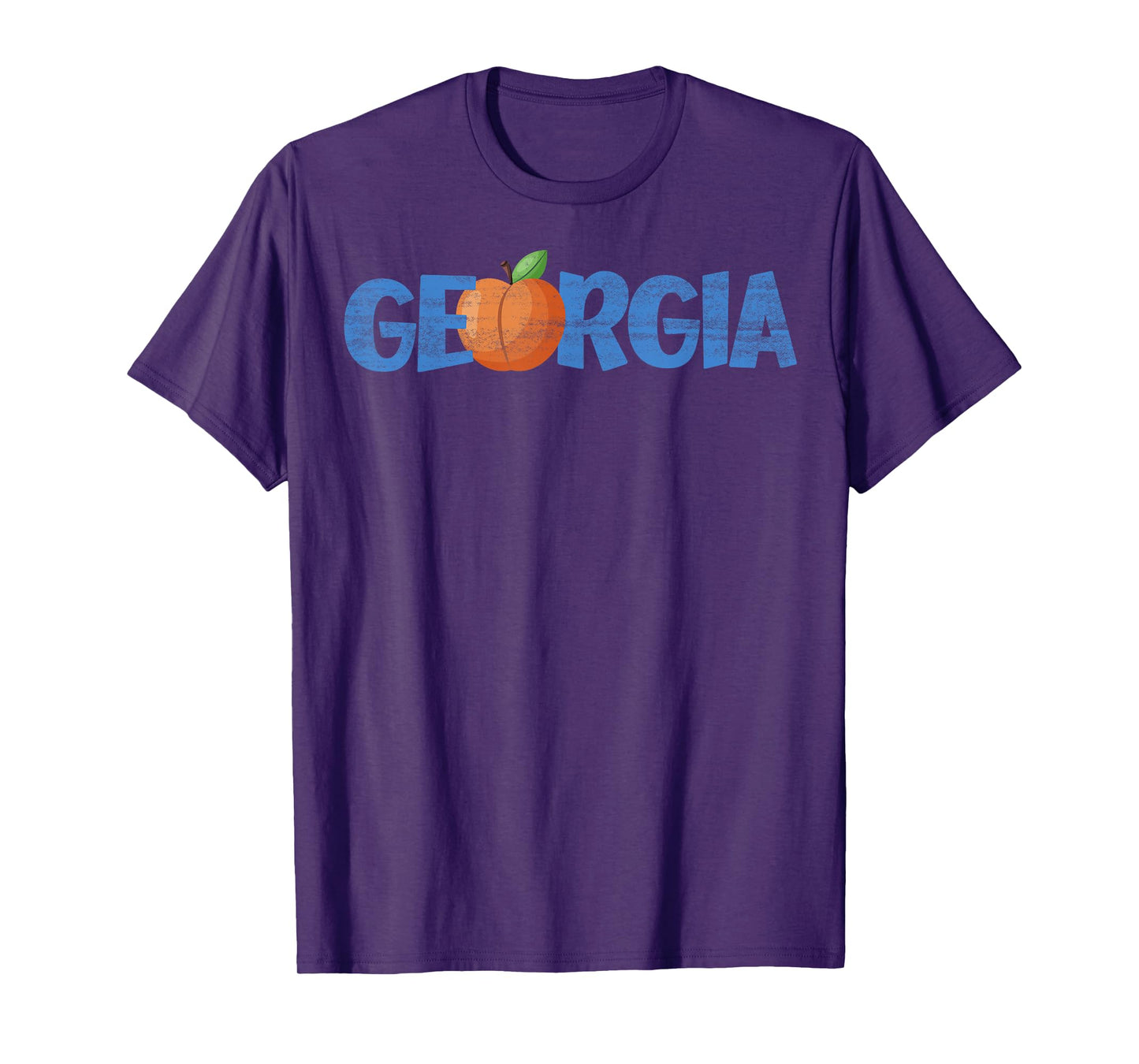 Georgia Peach Tee Georgia US State Family Vacation Camping T-Shirt