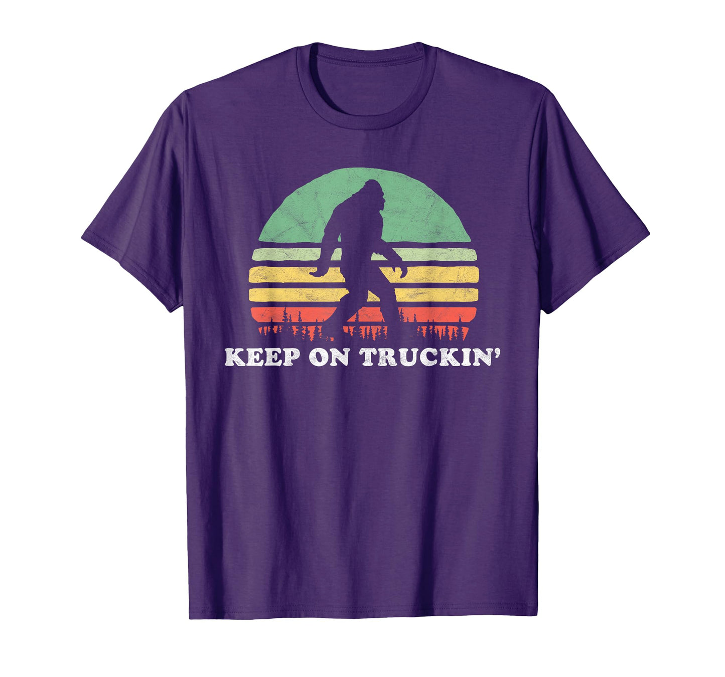 Groovy Sixties Bigfoot Keep On Truckin' Retro 60s T-Shirt