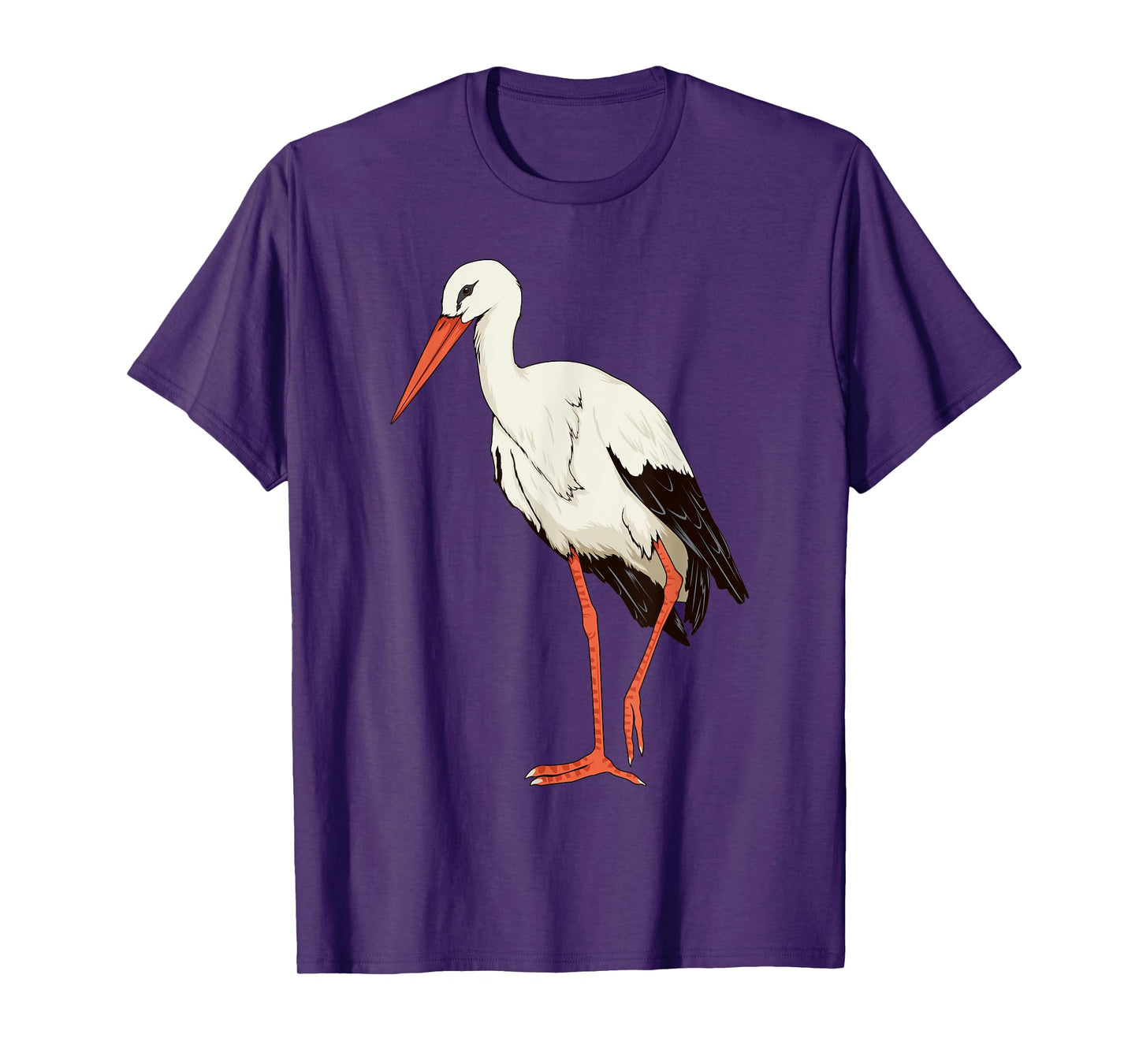 Stork Baby Art Design Illustration Bird Stork T-Shirt