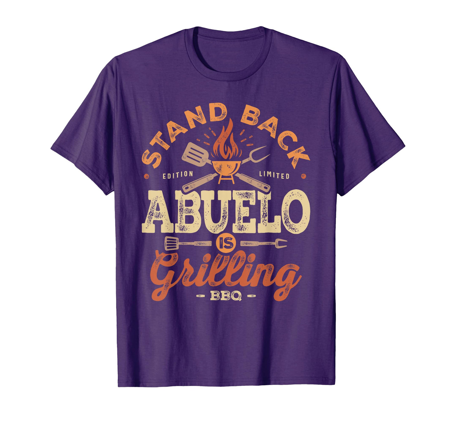 Stand Back Abuelo Is Grillin' Funny BBQ Grilling Abuelo T-Shirt