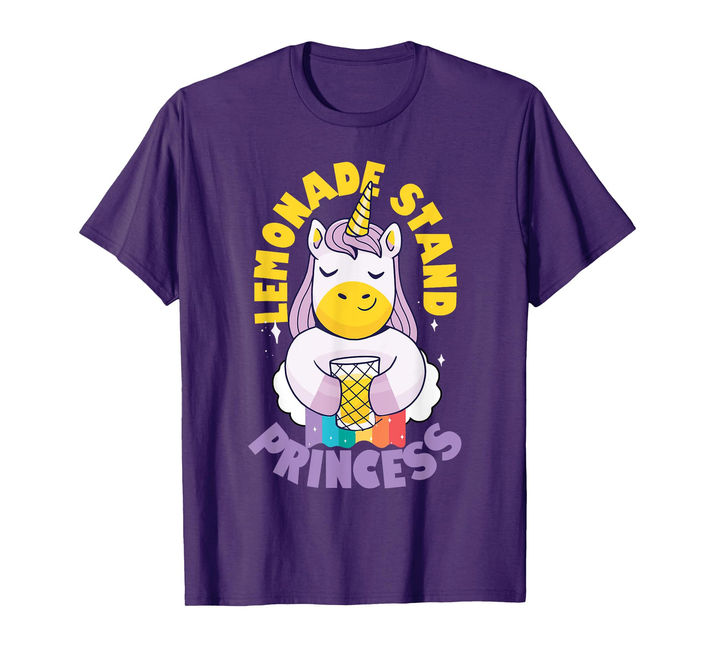 Lemonade Stand Princess Entrepreneur Kids - Unicorn T-Shirt