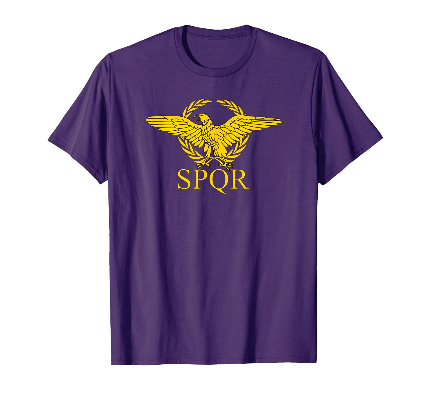 SPQR Roman Eagle and laurel wreath T-Shirt