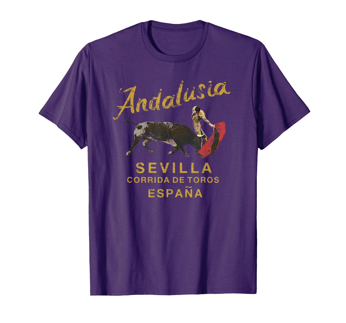 SPAIN Seville Bullfight Andalusia Vintage T-Shirt