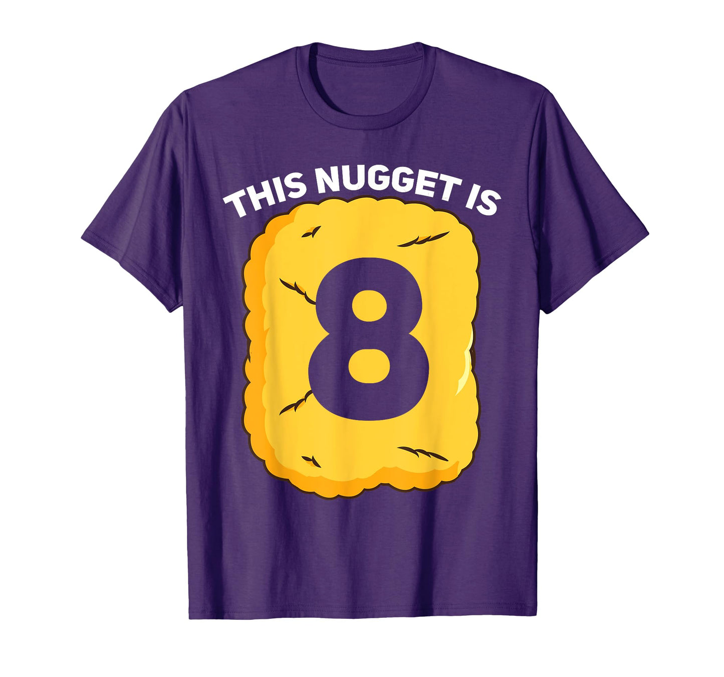 8 Year Old Chicken Nugget Birthday Party T-Shirt