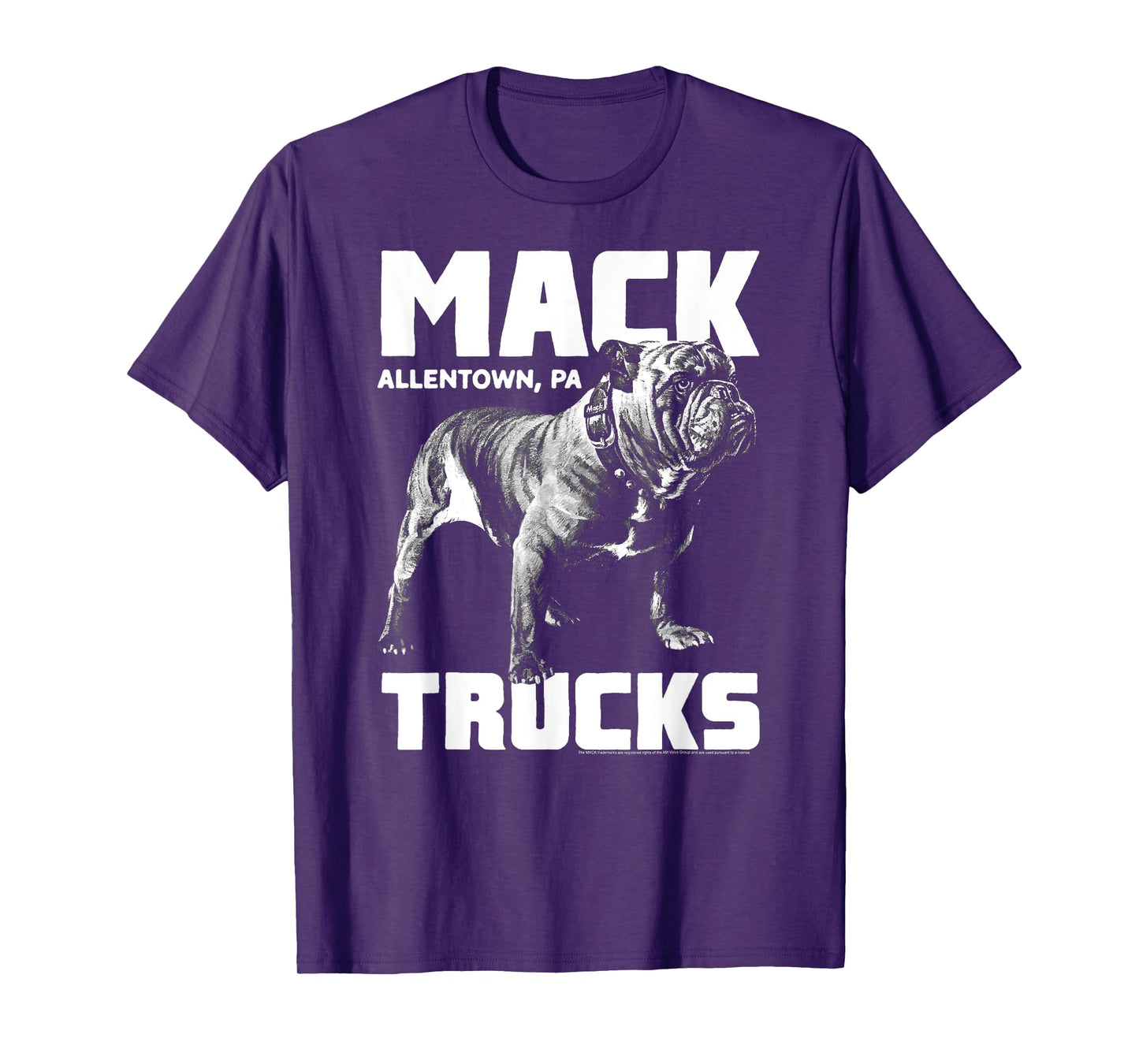 Mack Trucks Vintage Bulldog Allentown, PA Trucker T-Shirt