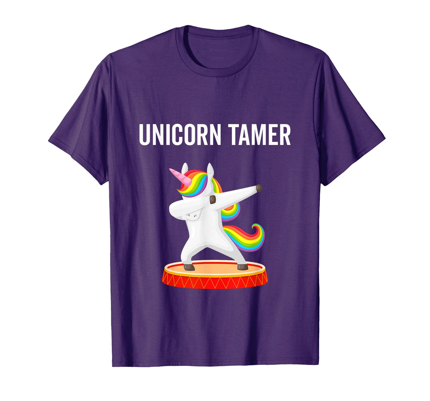 Dabbing Unicorn Tamer Circus Carnival Funny Gift T-Shirt