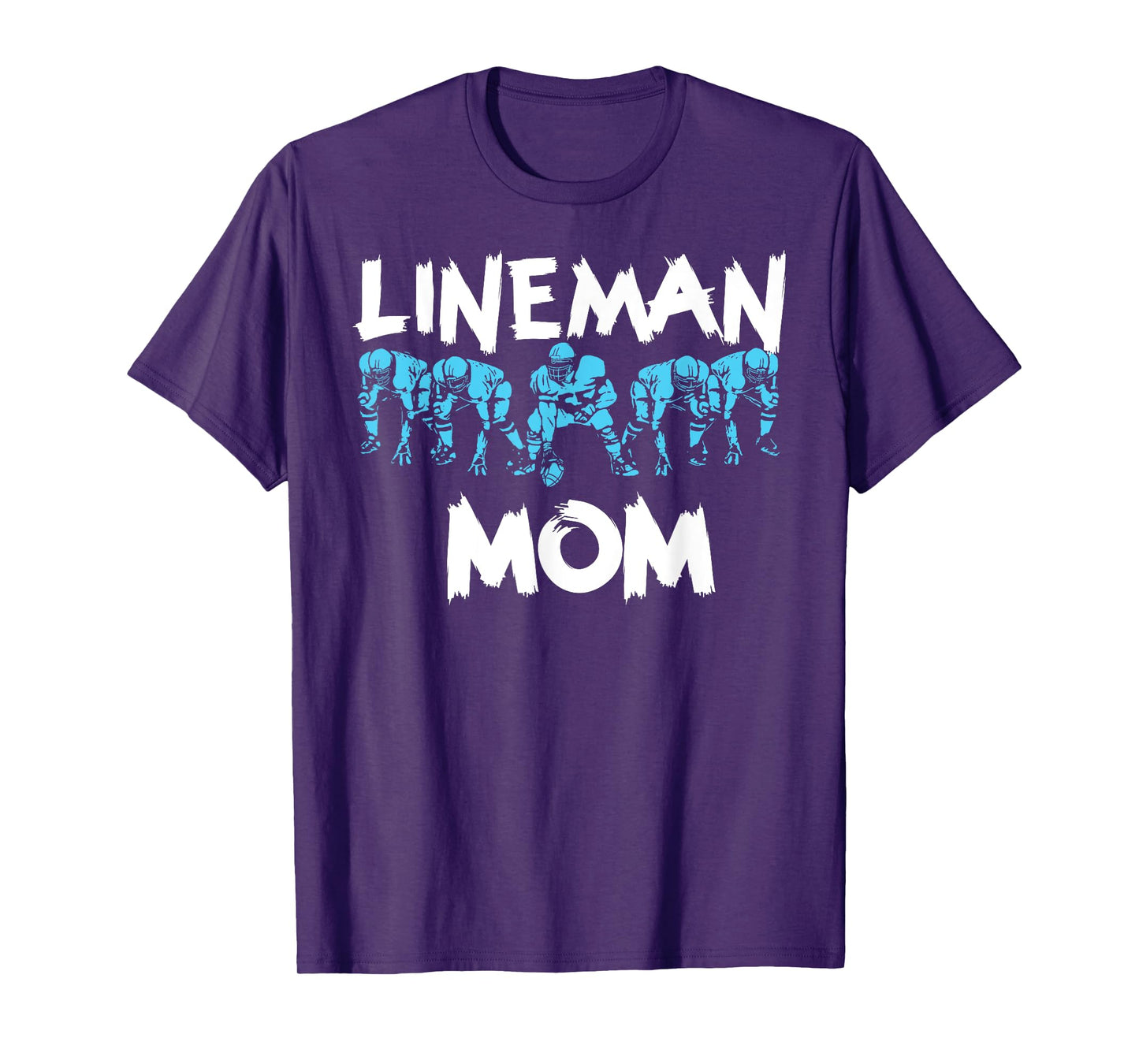 Lineman Mom O-line Funny Offensive Line Football Parent T-Shirt