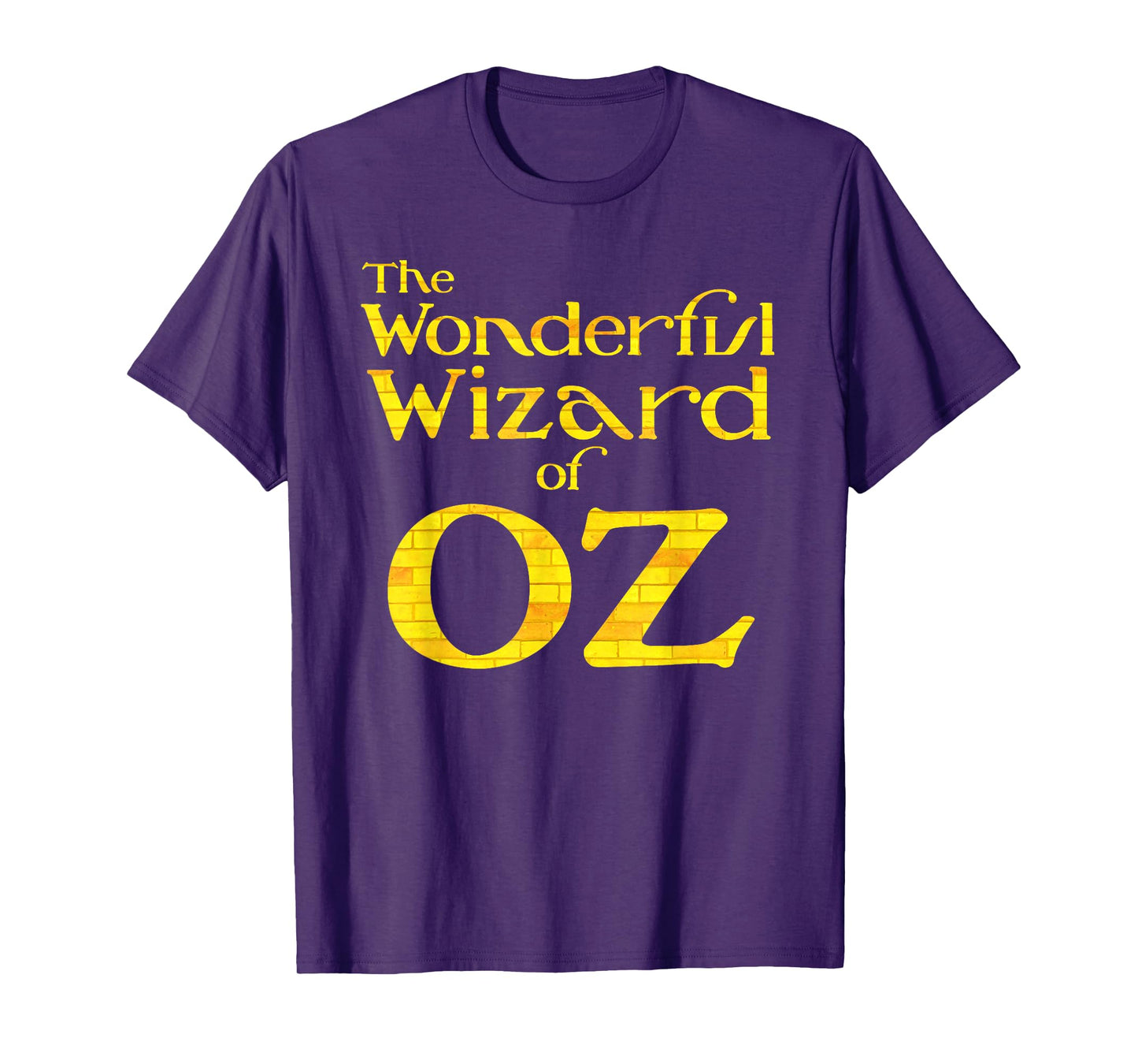 Retro Vintage Yellow Brick Road Wonderful Wizard of OZ Logo T-Shirt