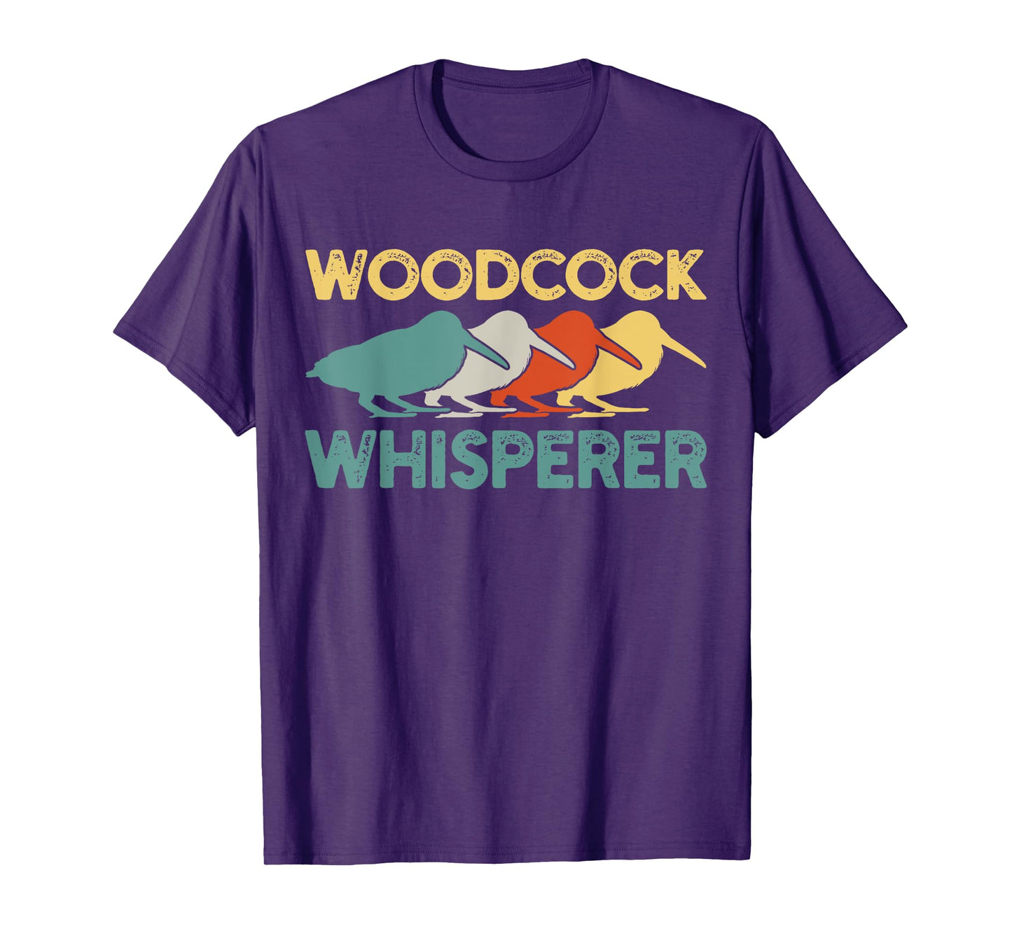 Woodcock Birds Retro Vintage T-Shirt