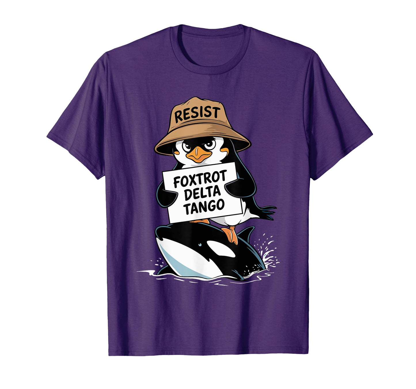Penguins Protest Penguin Resist T-Shirt