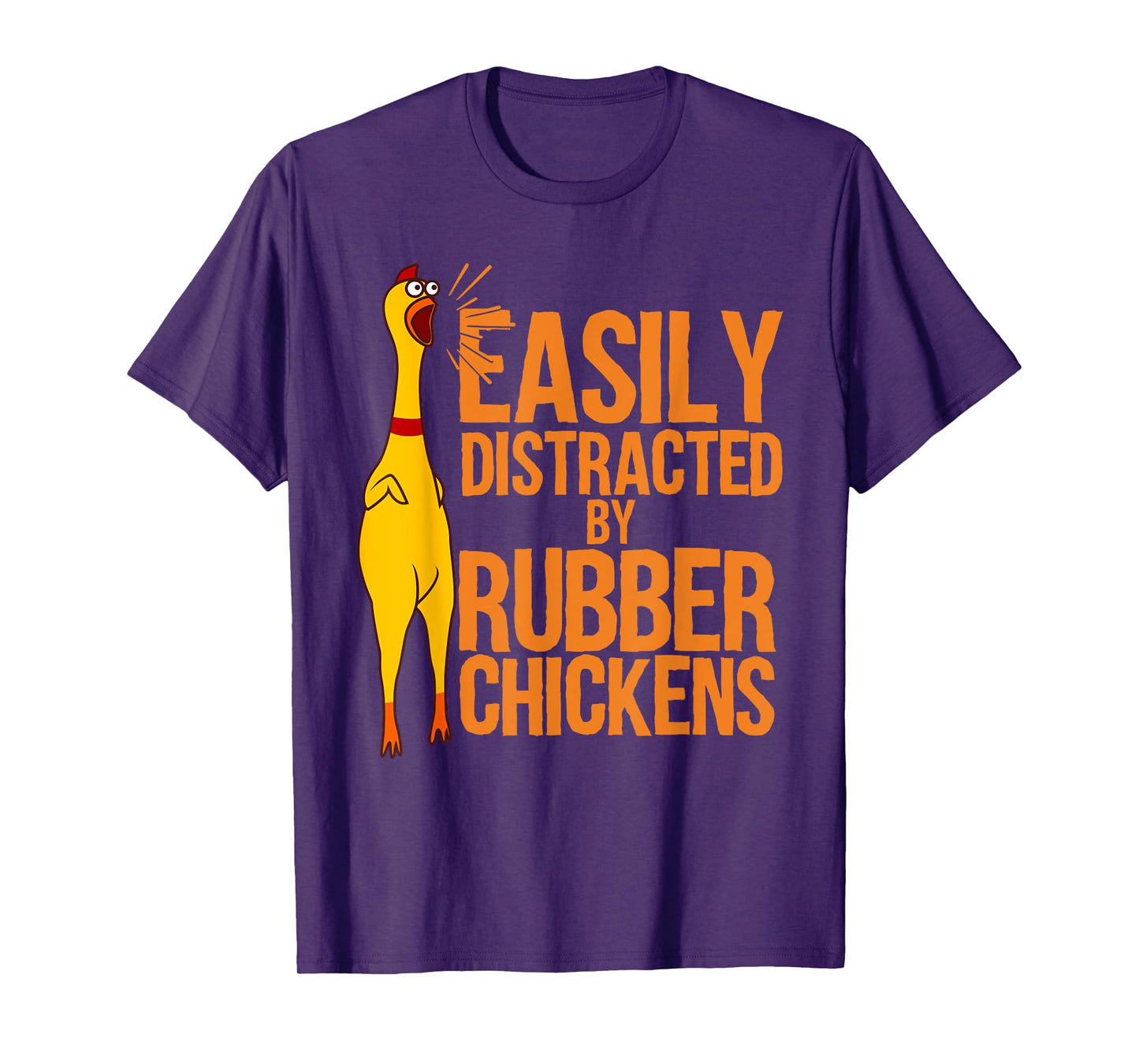 Funny Rubber Chicken Art For Men Women Giant Rubber Chicken T-Shirt
