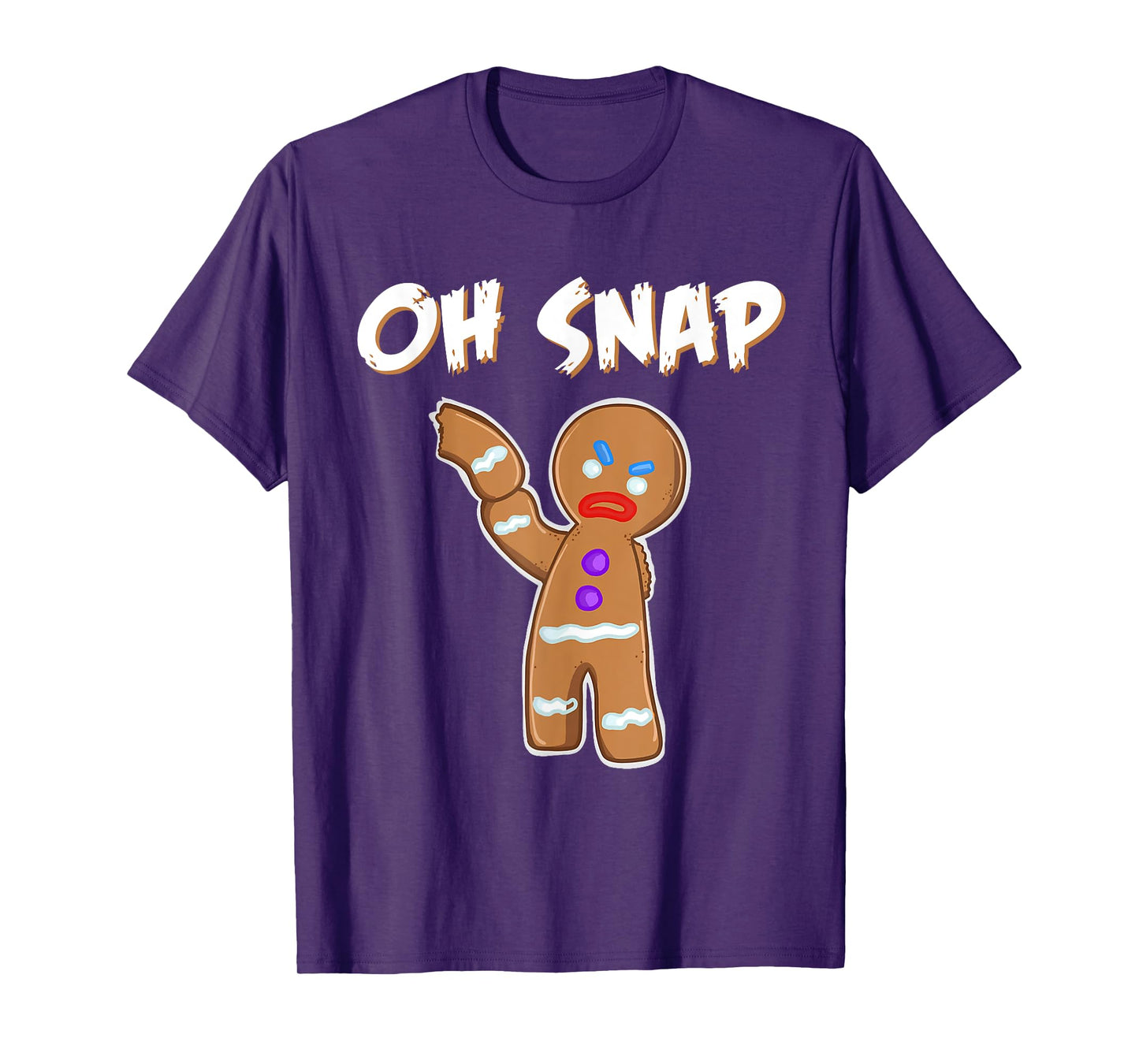Gingerbread Man Oh Snap Christmas Funny Cookie Baking Gift T-Shirt