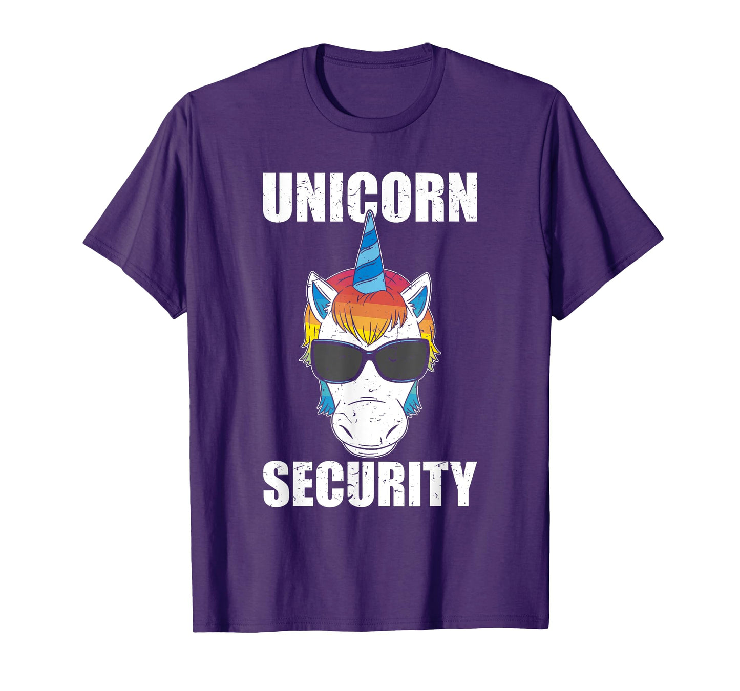 Fathers Day Unicorn Securiry Dadacorn Funny T-Shirt
