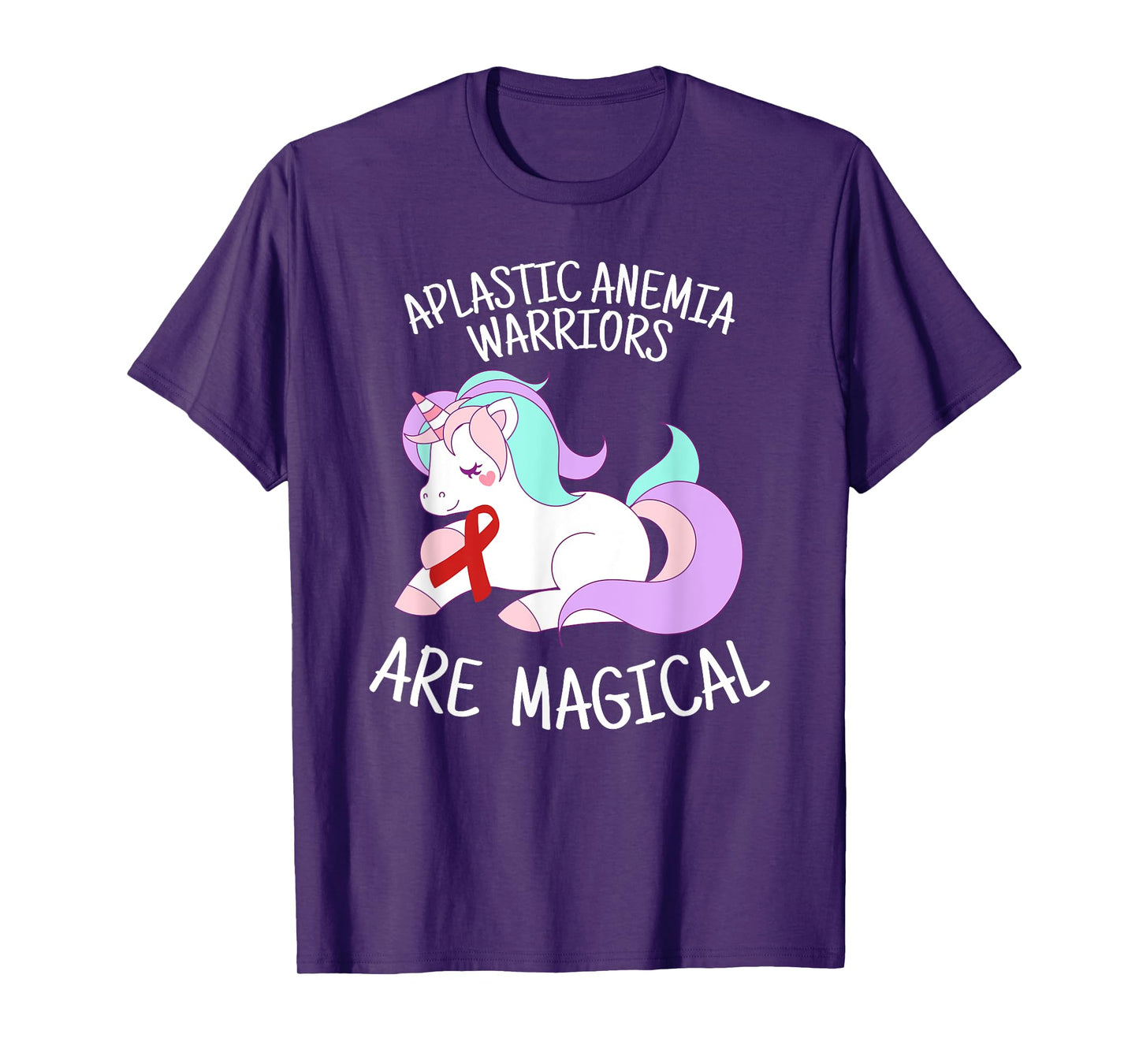 Unicorn Aplastic Anemia Warrior, Aplastic Anemia Awareness T-Shirt