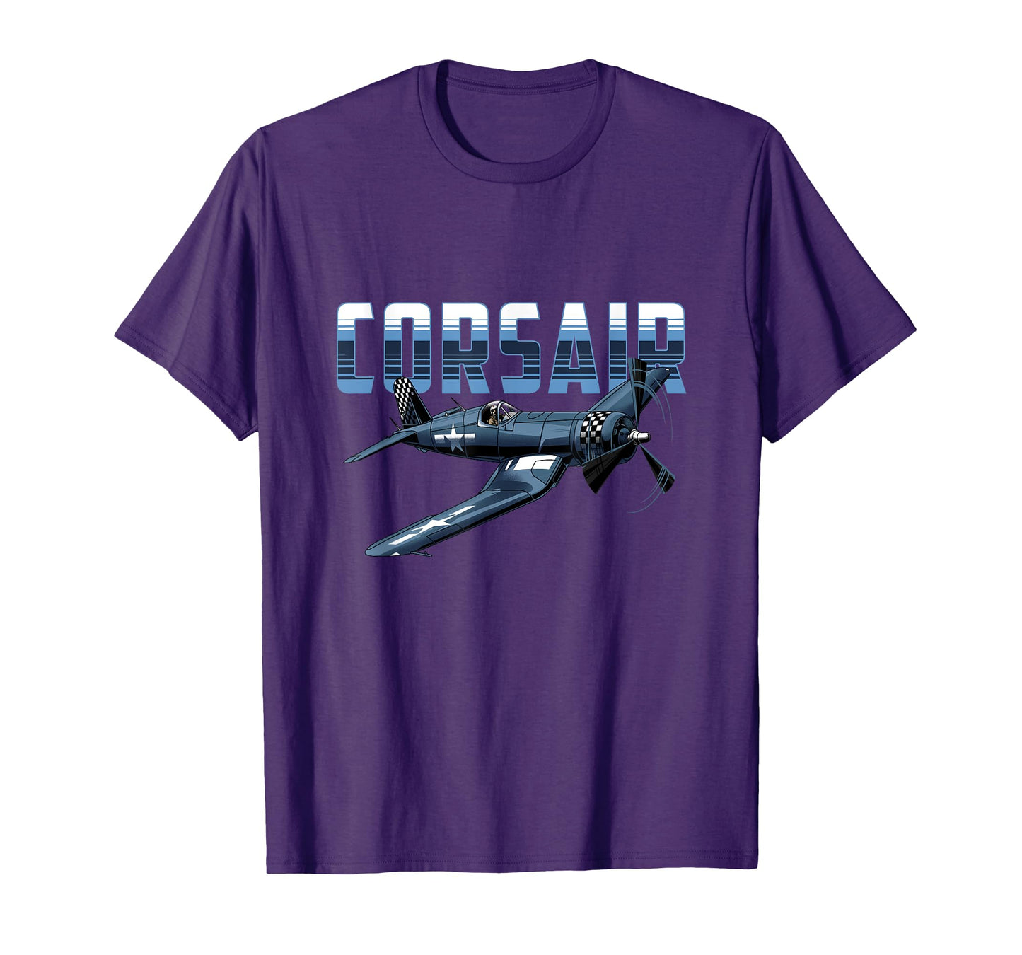 USA Military Warbird Airplane Corsair Classic Airplane T-Shirt