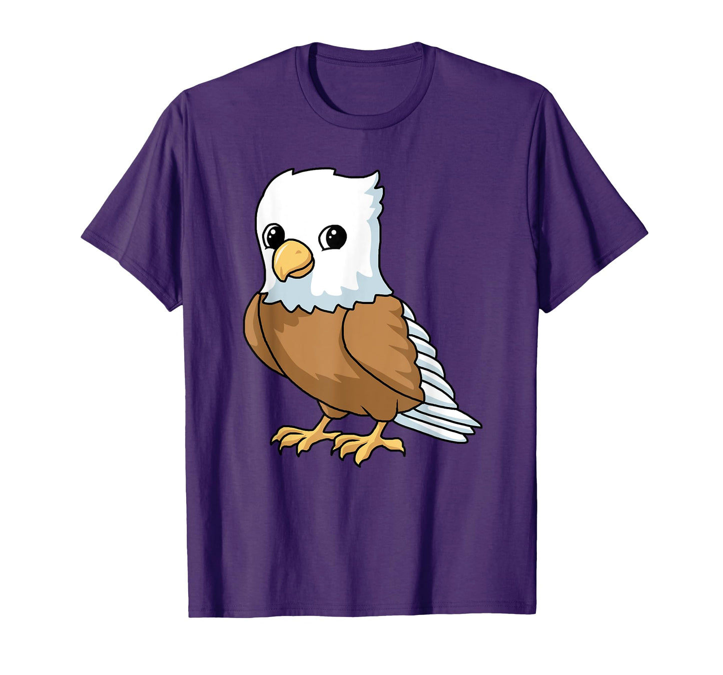 Cute baby eagle as a gift bird drawn painted T-Shirt