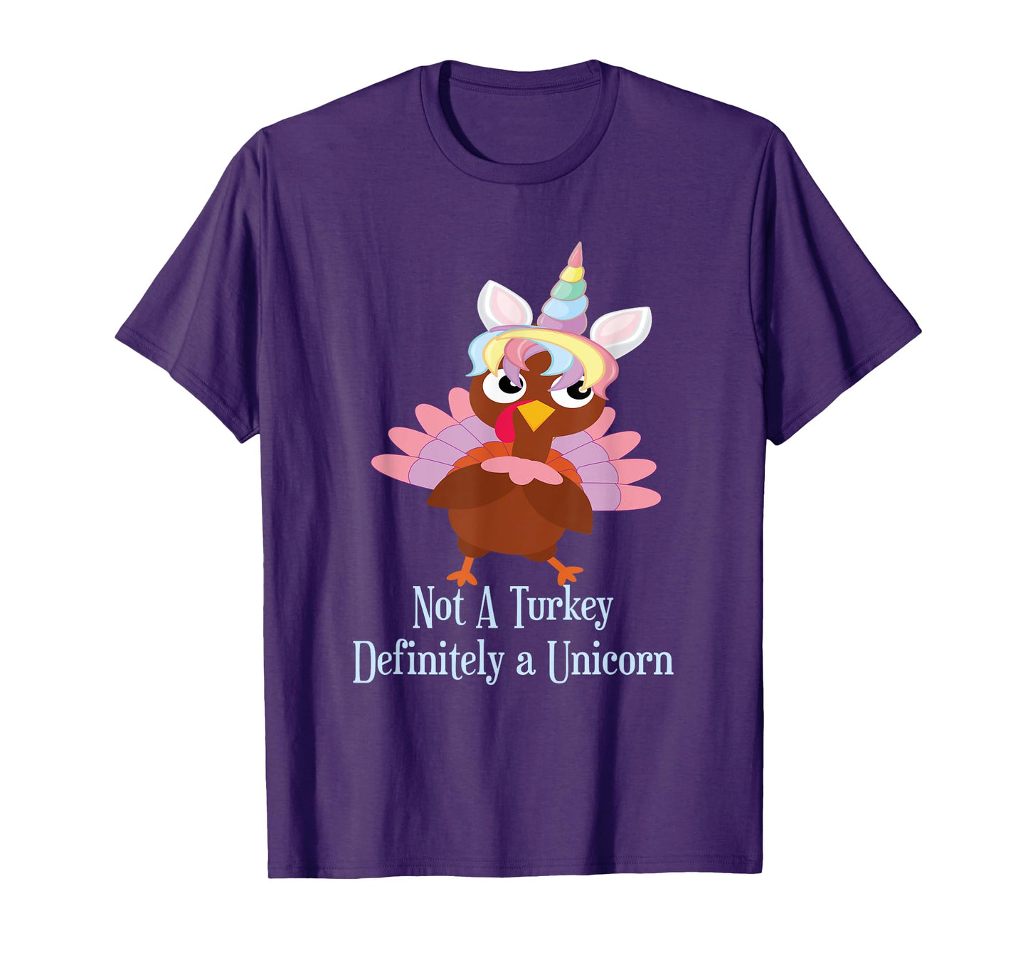 Turkey Disguise Unicorn Thanksgiving Novelty T-Shirt
